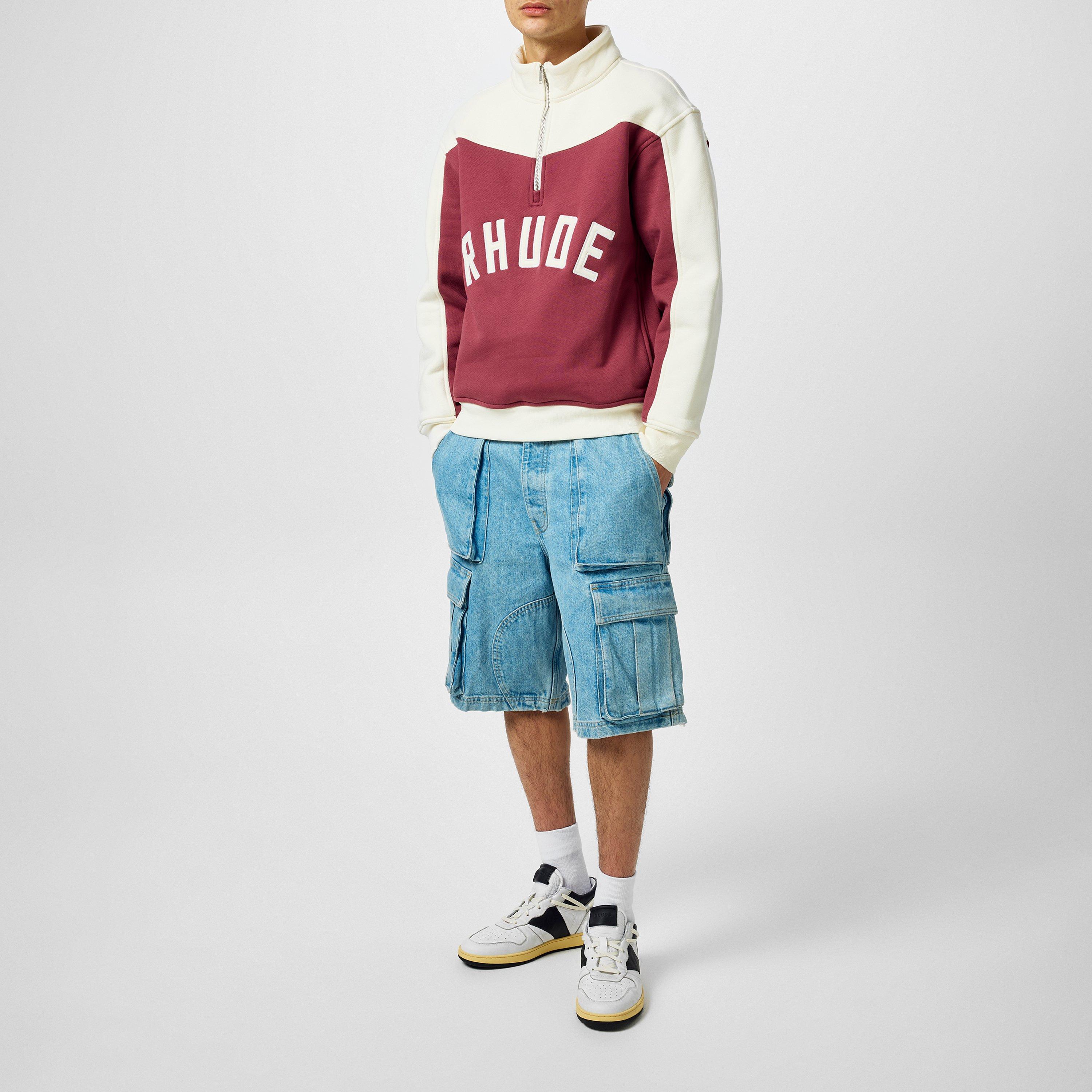 Maroon 2311 - Rhude - Chamonix Quarter Zip Top - 4