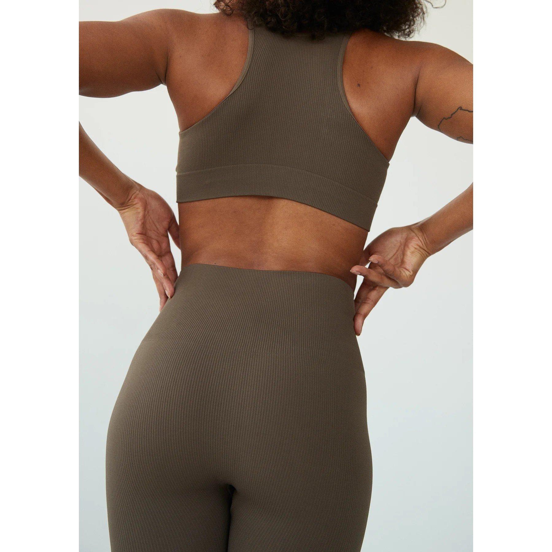 Brown - Dear Denier - Women's De Rib Cycling Shorts - 4