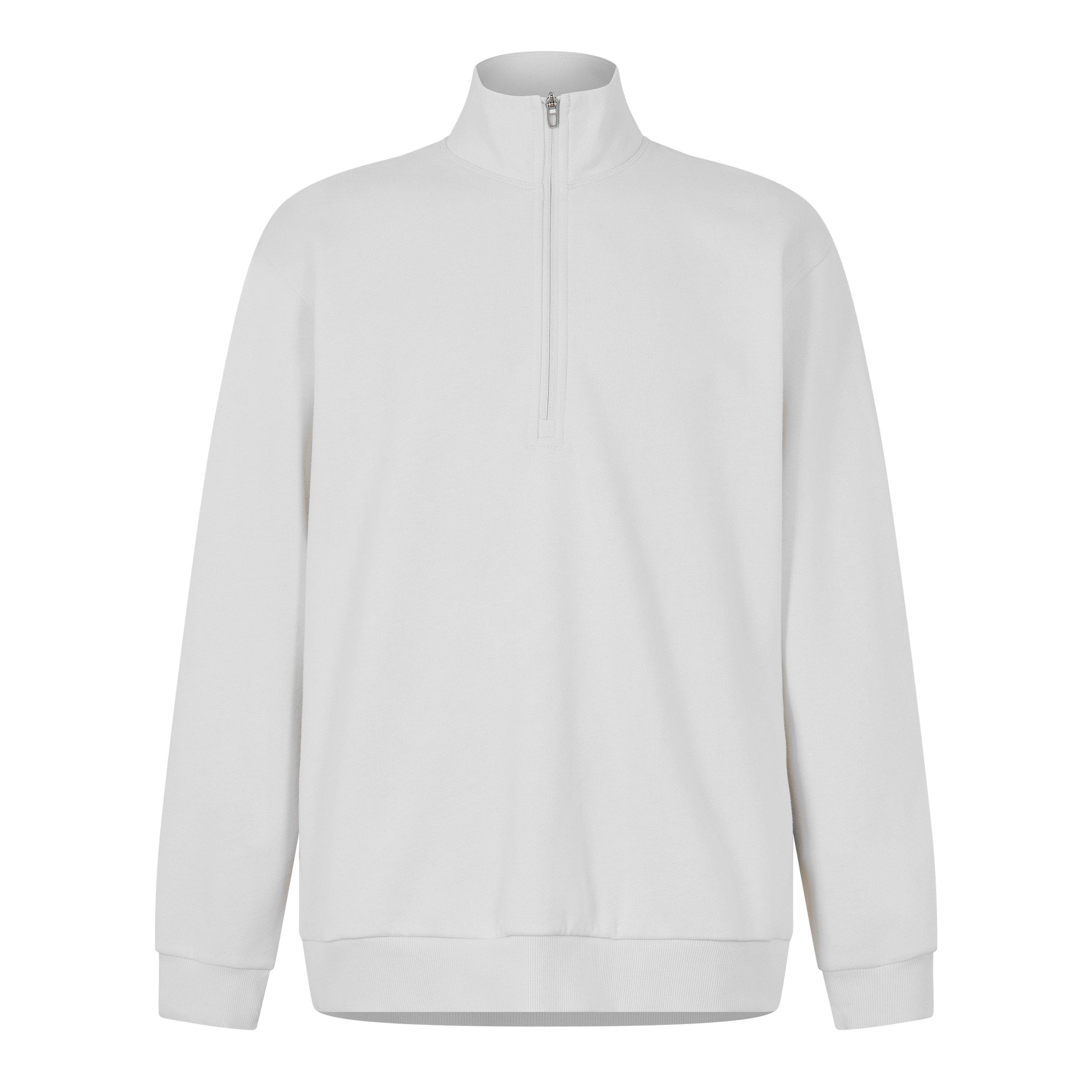 Light Ivory - Lululemon - Men's Steady State 1/4 Zip Fleece - 1