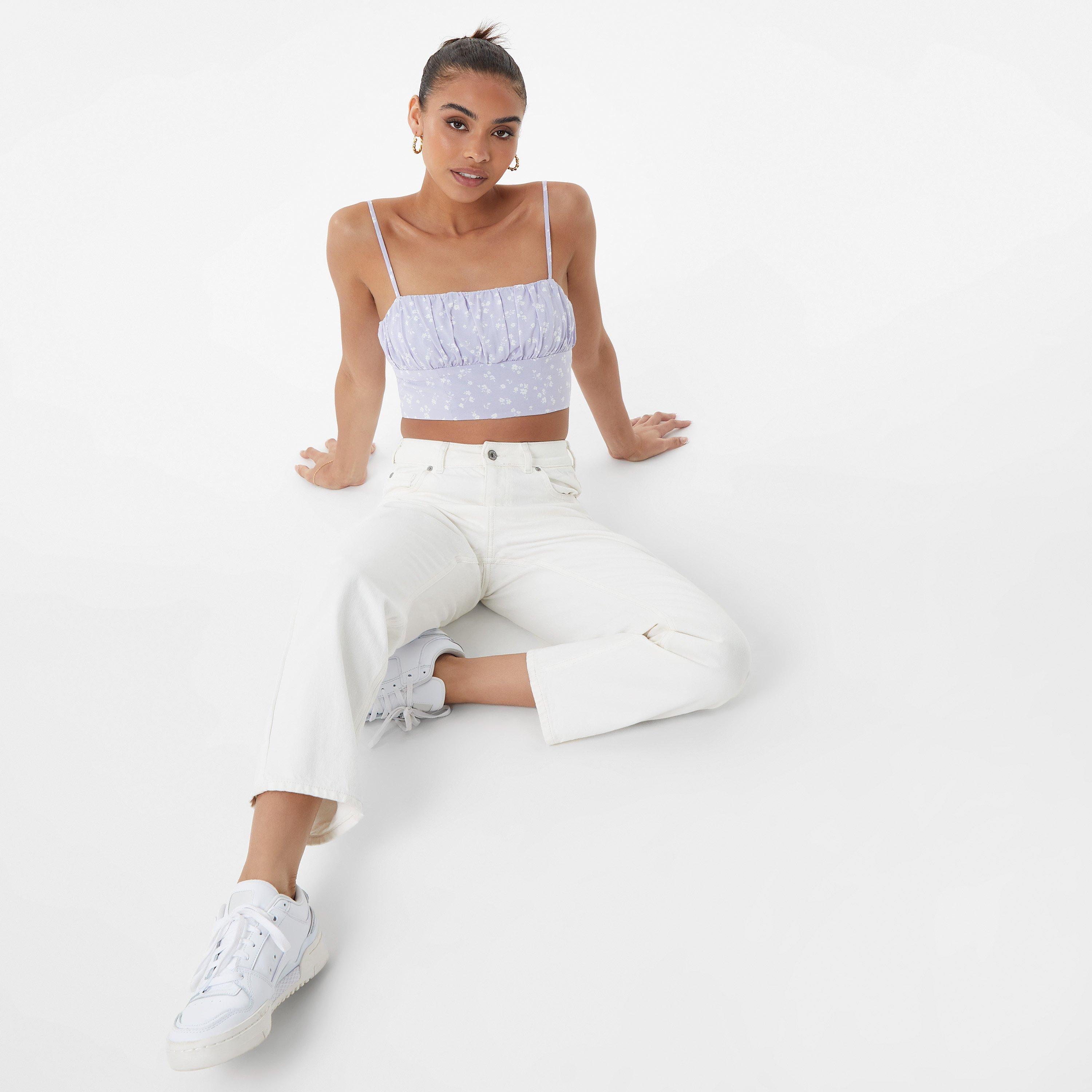 Estampado lilás - Jack Wills - Woven Fitted Cami - 4