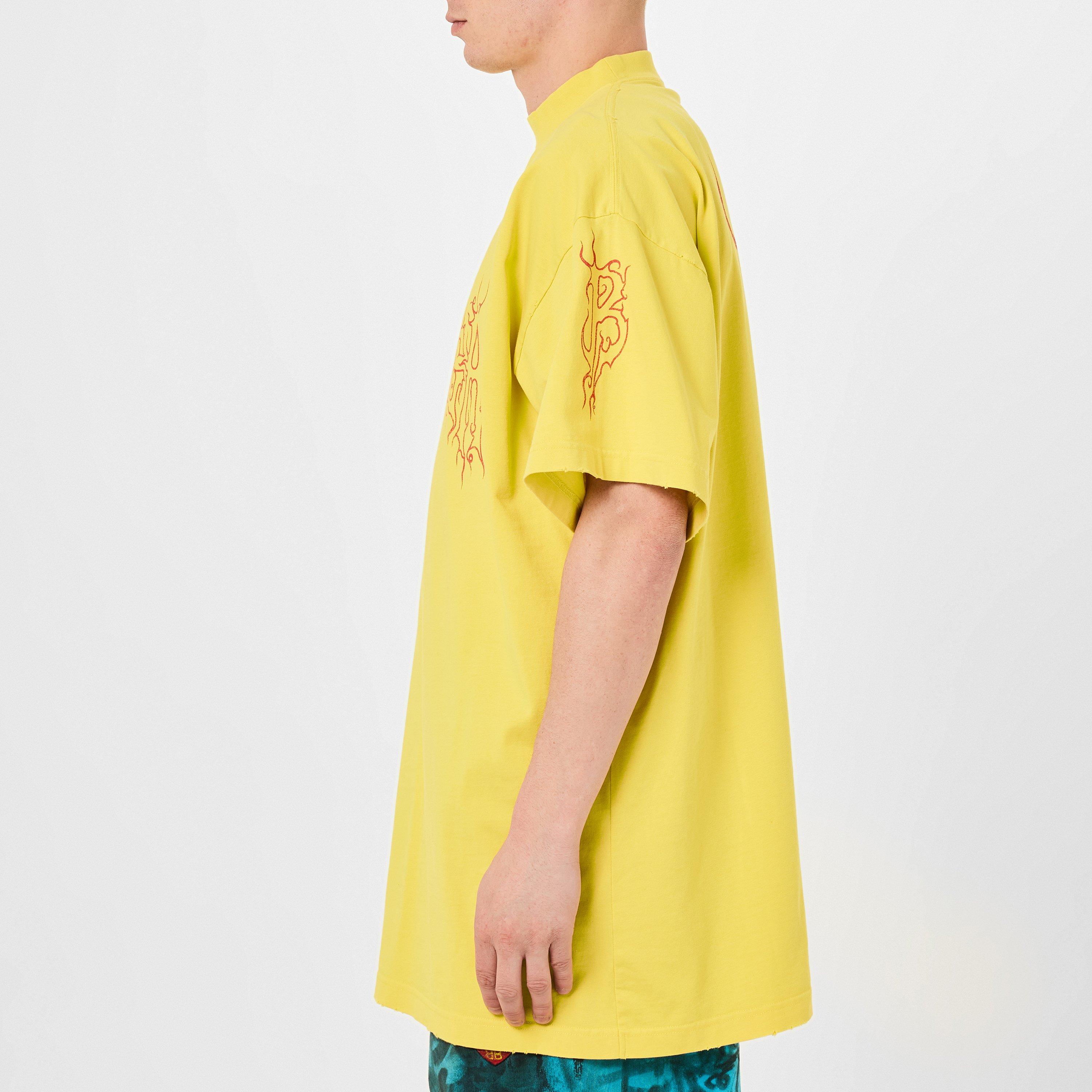 Yellow/Red - Balenciaga - Darkwave Oversized T-Shirt - 5