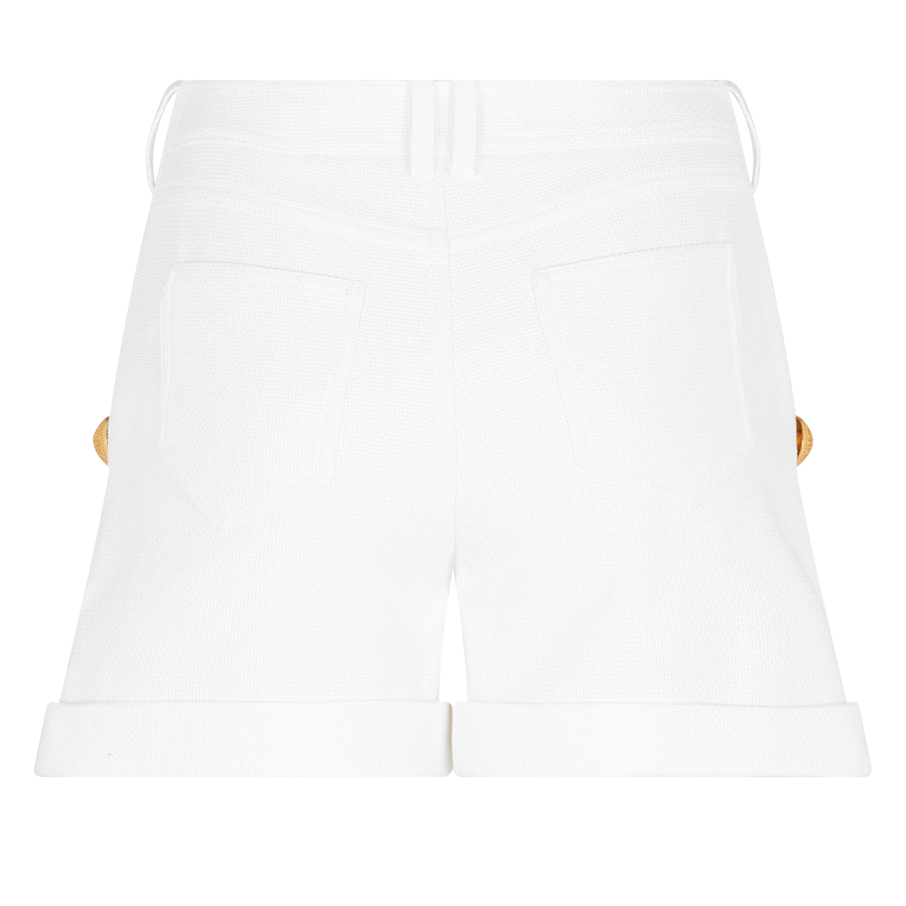 Blanc 0FA - Balmain - Low Rise Shorts - 2