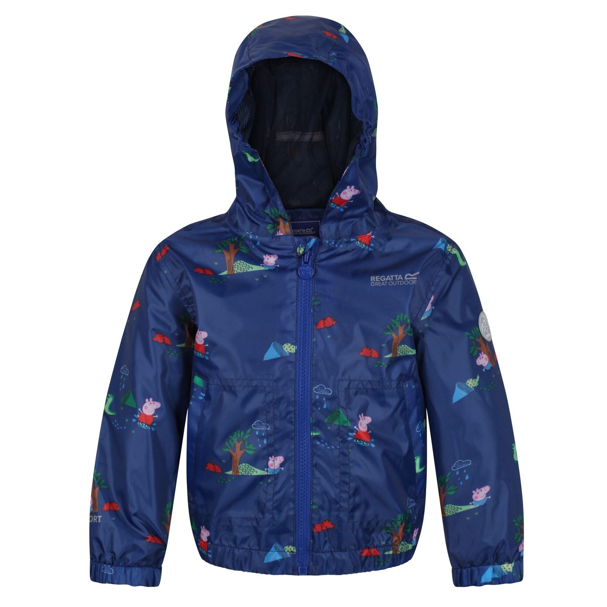 Newroylpeppa - Regatta - Unisex Kids' Peppa Pig Muddy Puddle Hydrafort Waterproof Jacket - 6