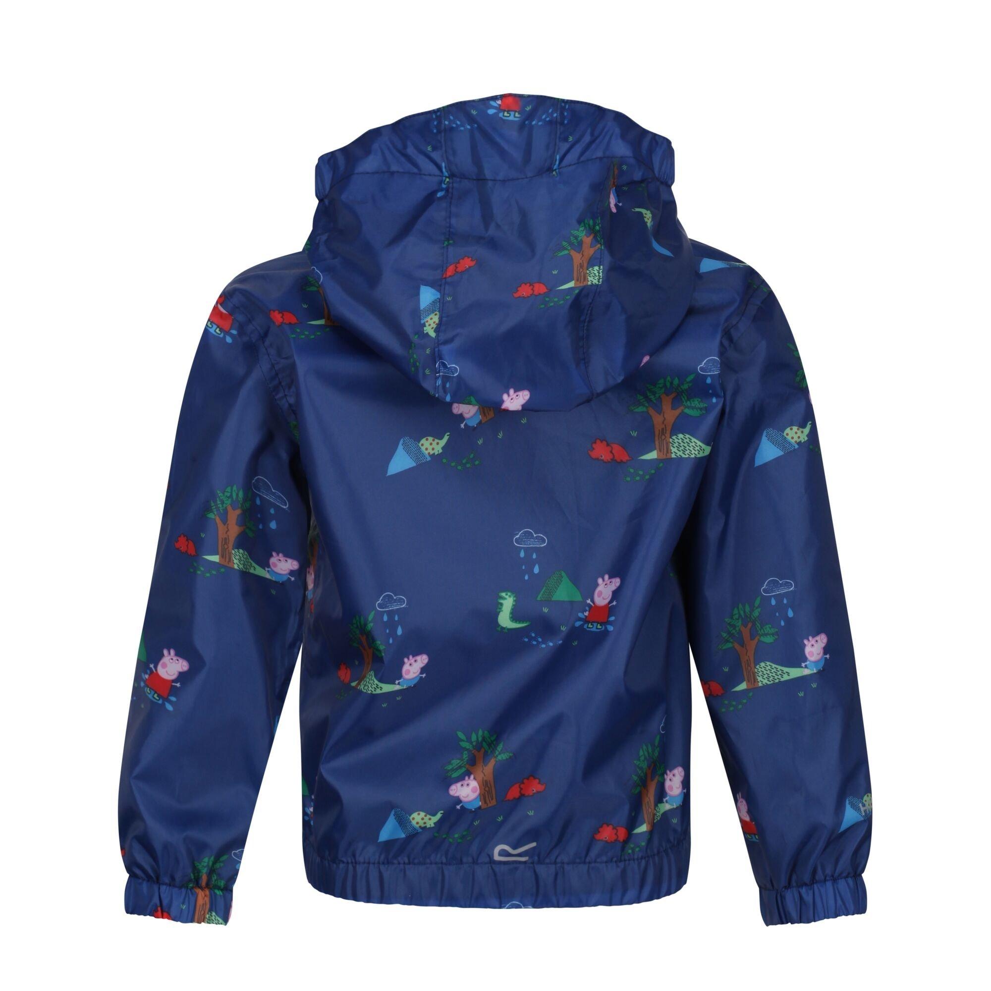 Newroylpeppa - Regatta - Unisex Kids' Peppa Pig Muddy Puddle Hydrafort Waterproof Jacket - 7