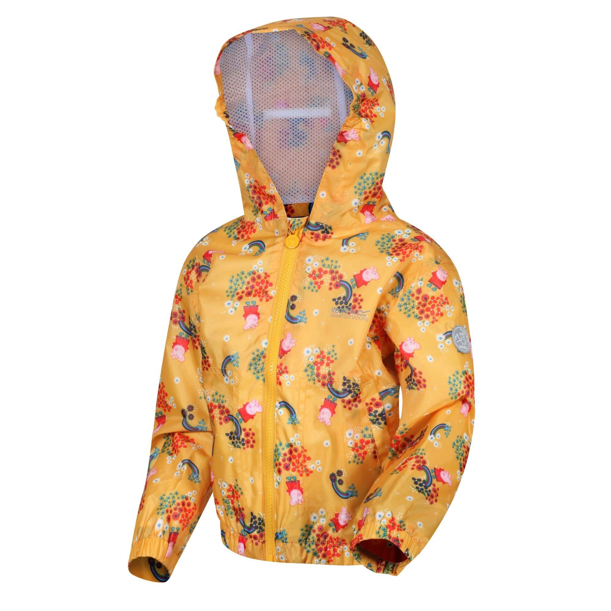 Regatta Unisex Kids' Peppa Pig Muddy Puddle Hydrafort Waterproof Jacket