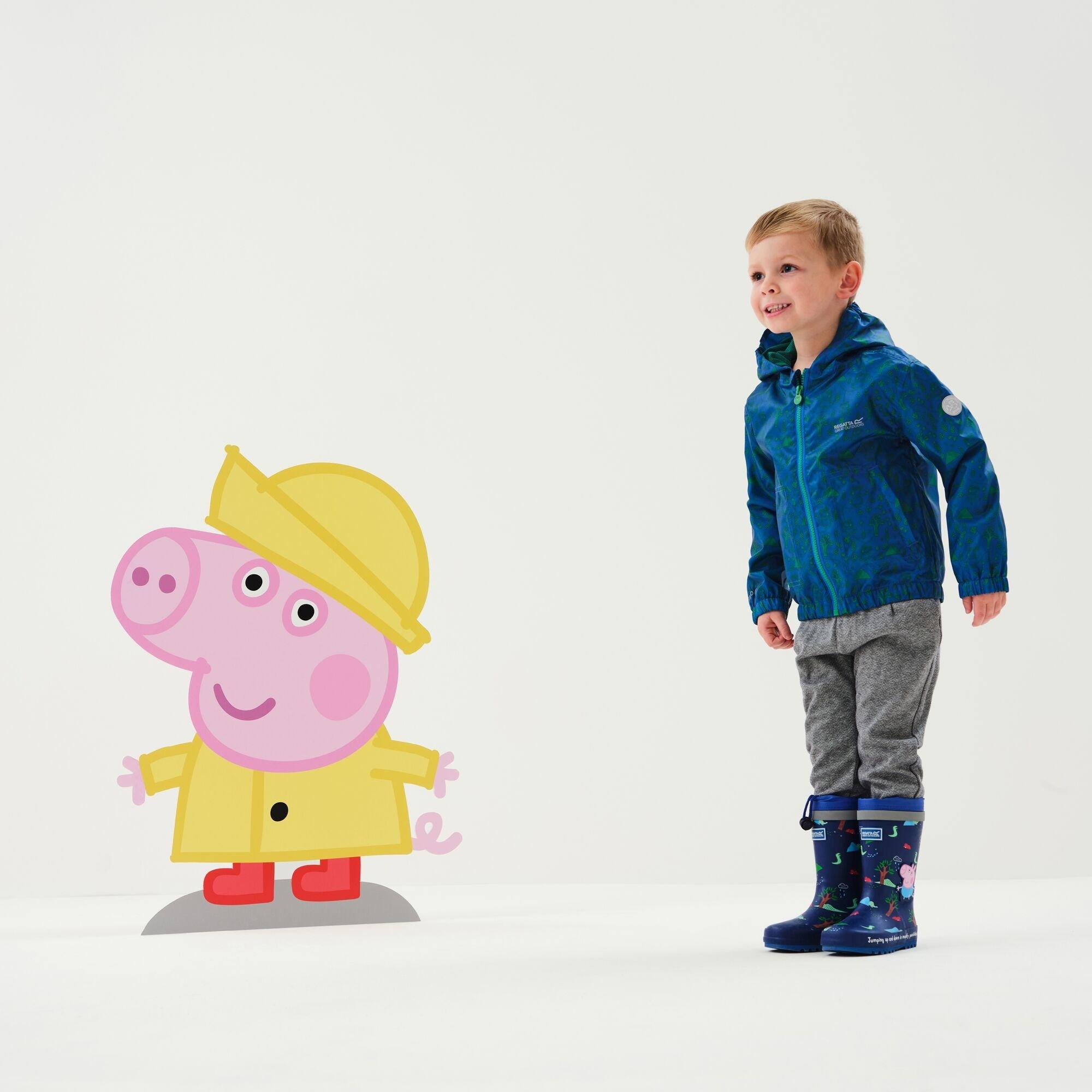 Regatta  Kids Peppa Pig Muddy Puddle Waterproof Jacket - Oxfbluepeppa - C6-C12m