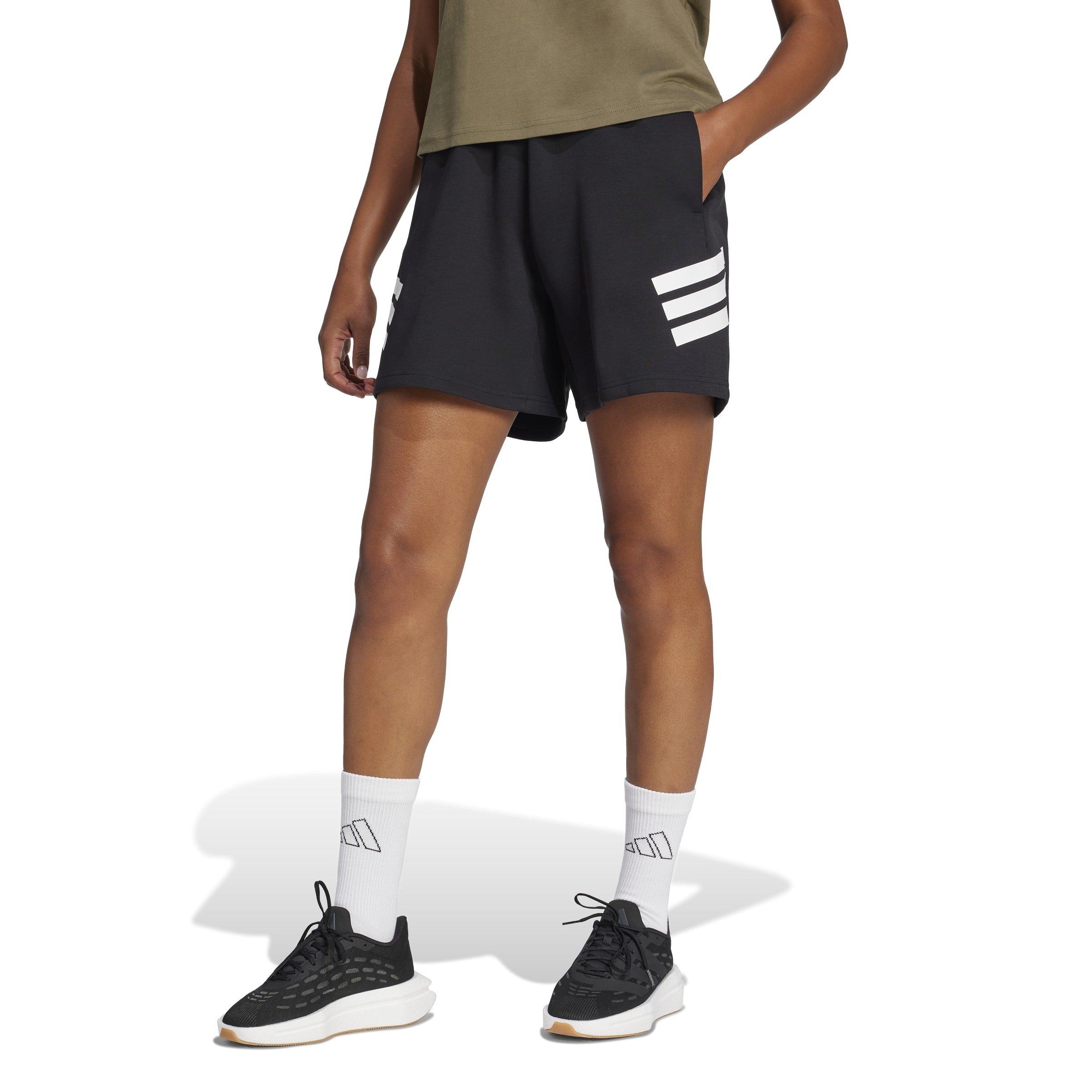 Black - adidas - Future Icons 3-Stripes Womens Lifestyle Shorts - 2