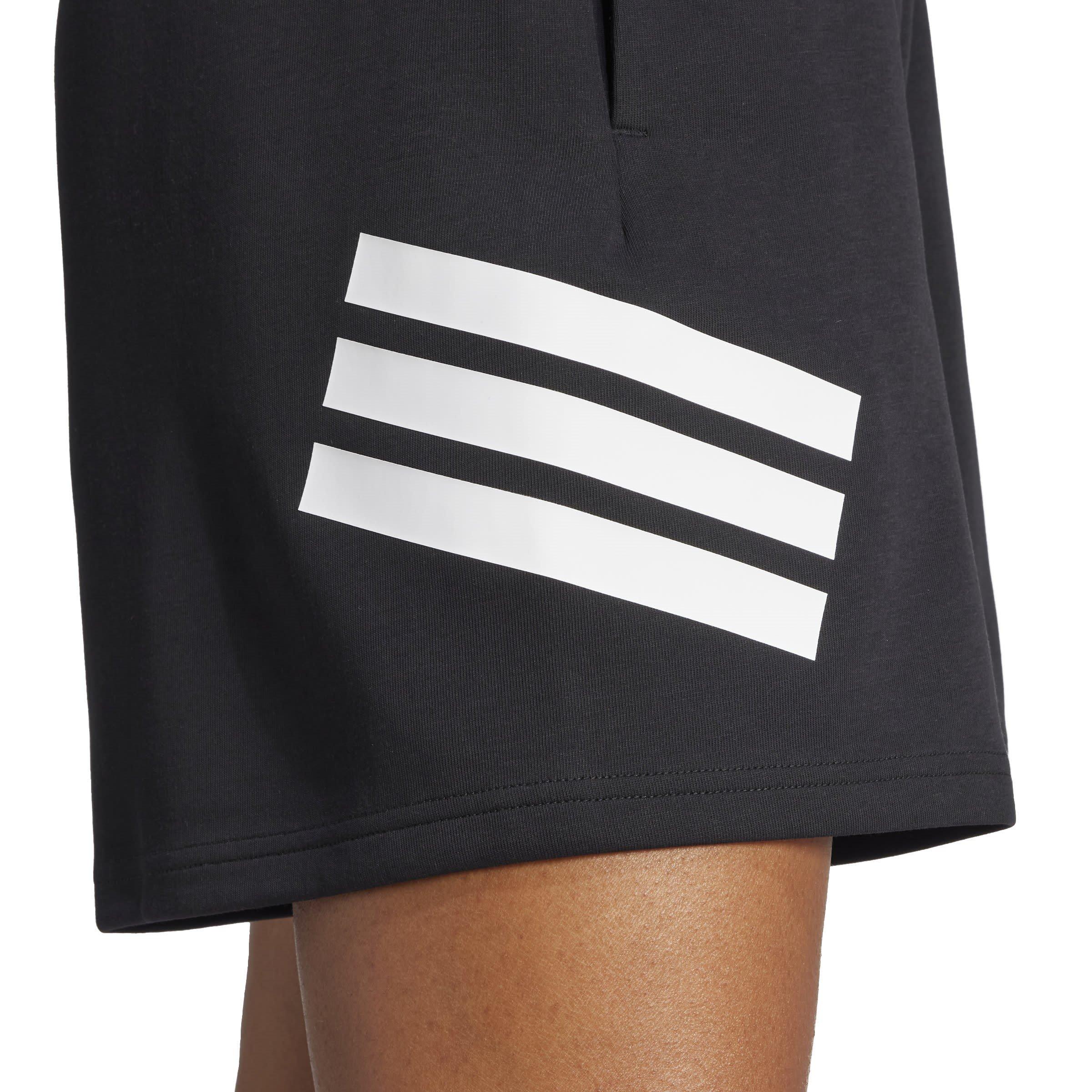 Black - adidas - Future Icons 3-Stripes Womens Lifestyle Shorts - 5