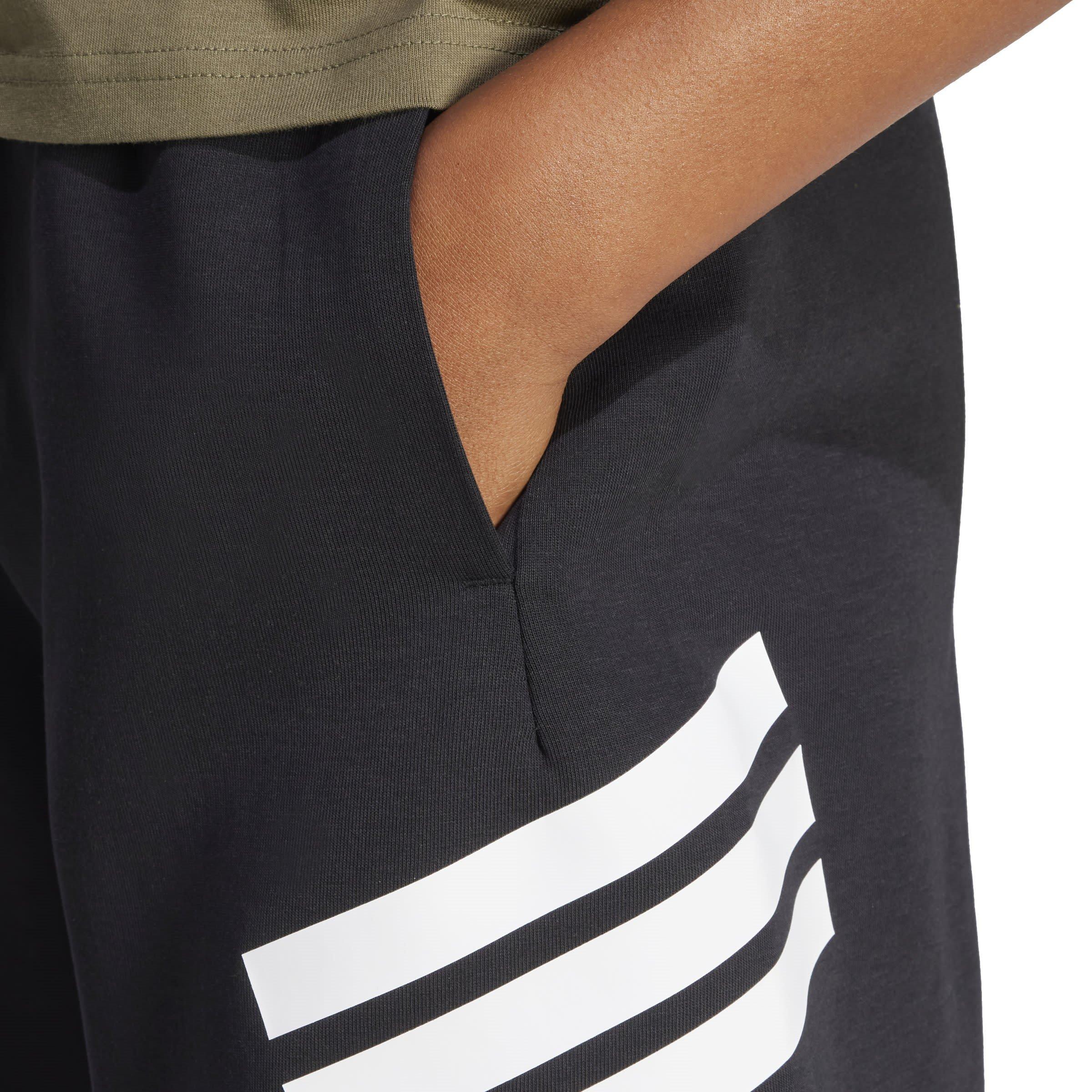 Black - adidas - Future Icons 3-Stripes Womens Lifestyle Shorts - 6