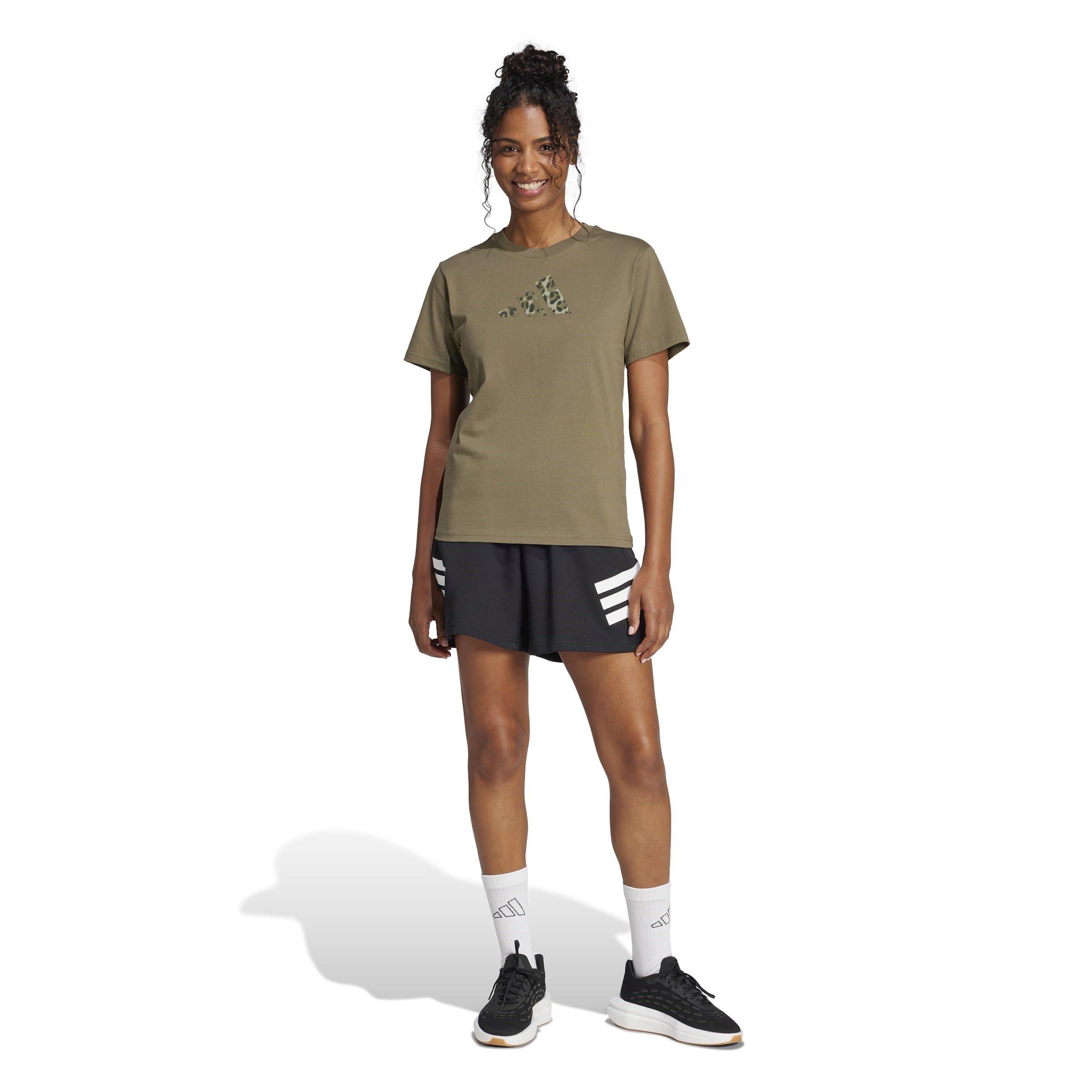 Black - adidas - Future Icons 3-Stripes Womens Lifestyle Shorts - 7