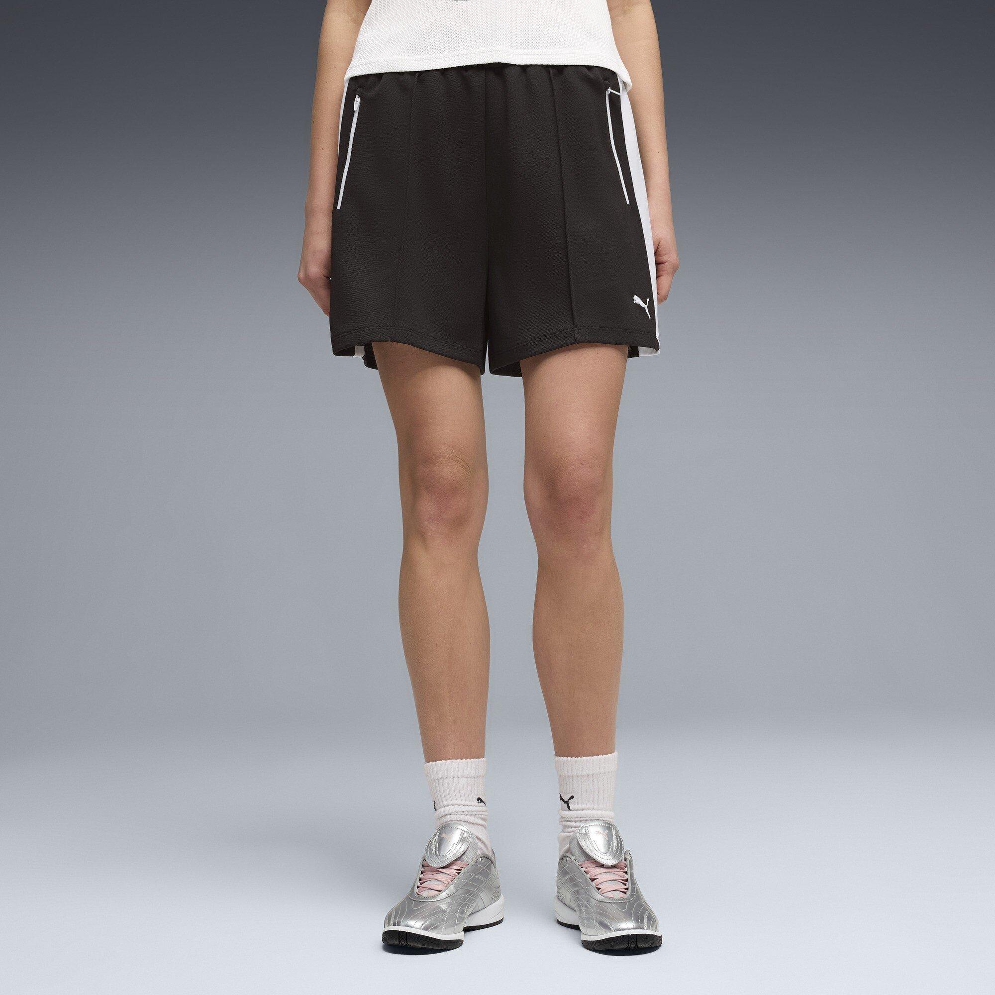 Puma Black - Puma - Women's Fleece Jogger Shorts - 3