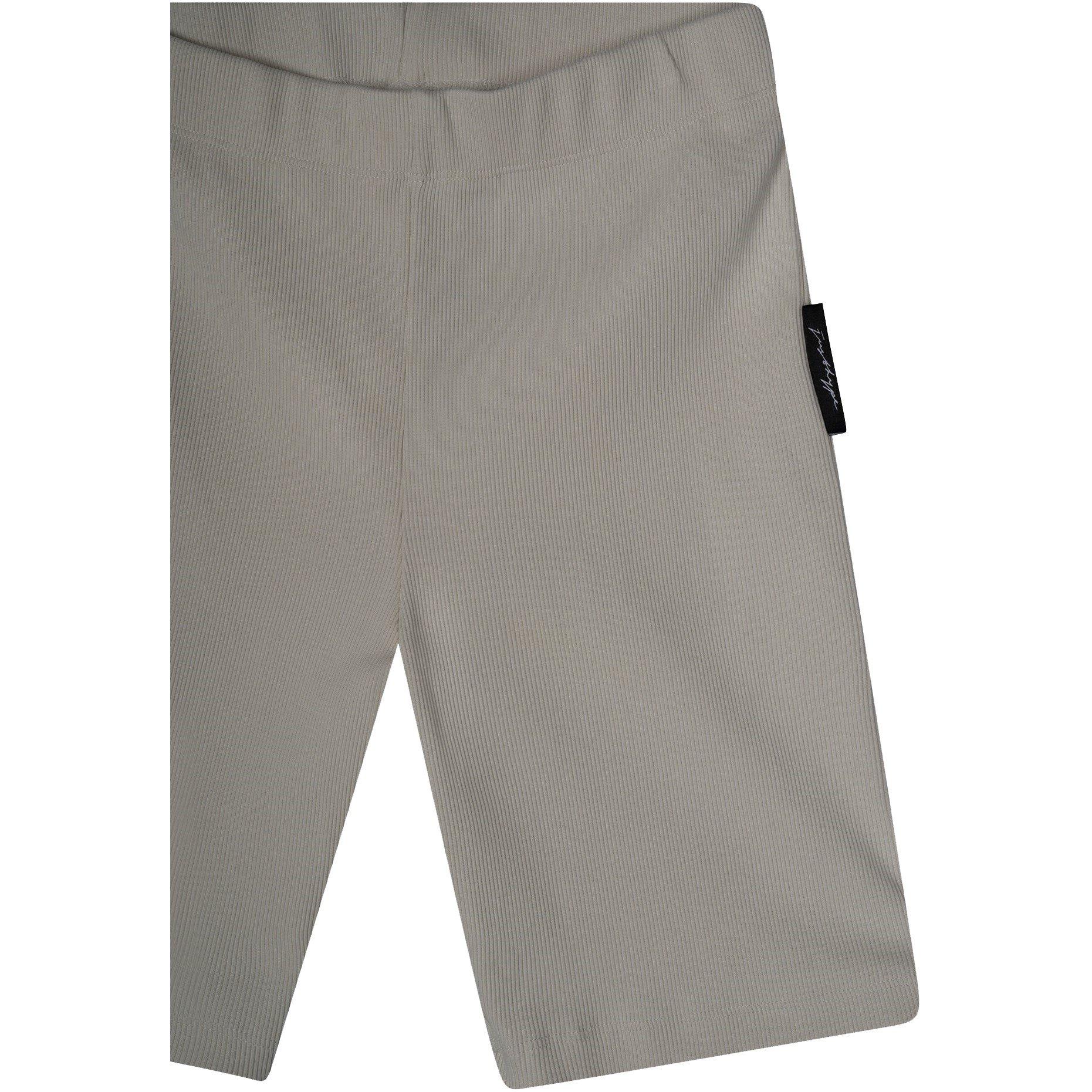 Beige - Hype - Fleece Jogger Shorts - 3