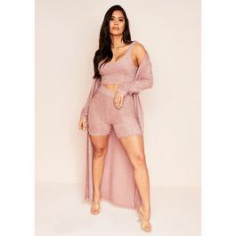 Missy Empire Knit High Waist Shorts