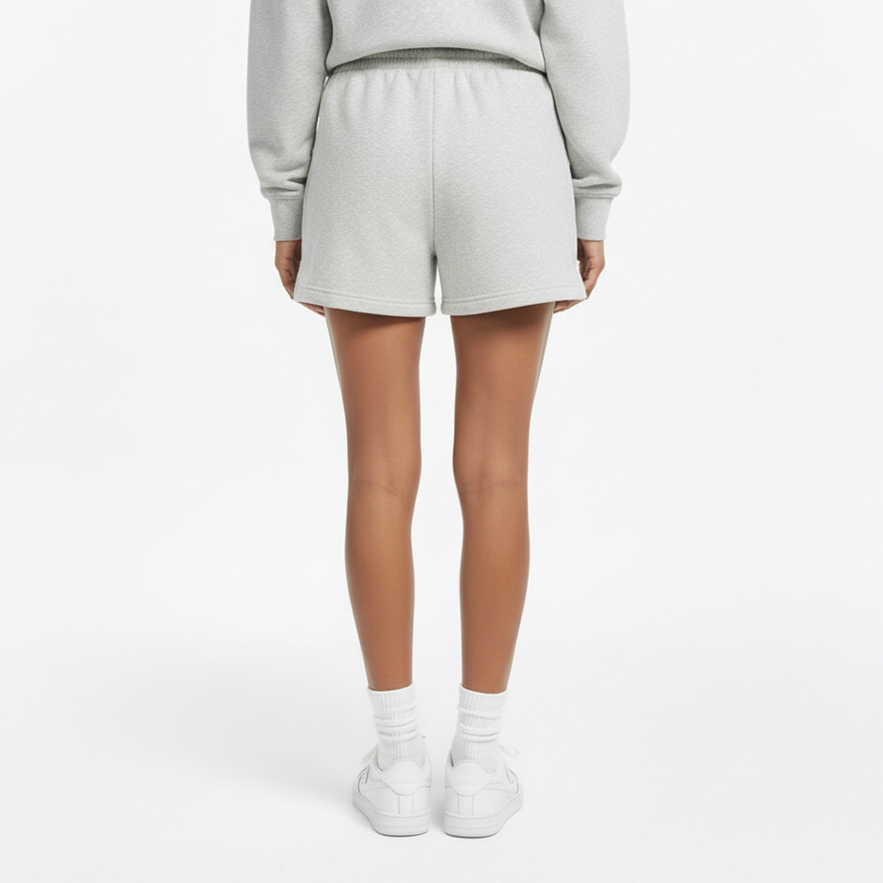 Light Grey - New Balance - Nb Fterry Sho Ahh Larg Jogger Short Womens - 4