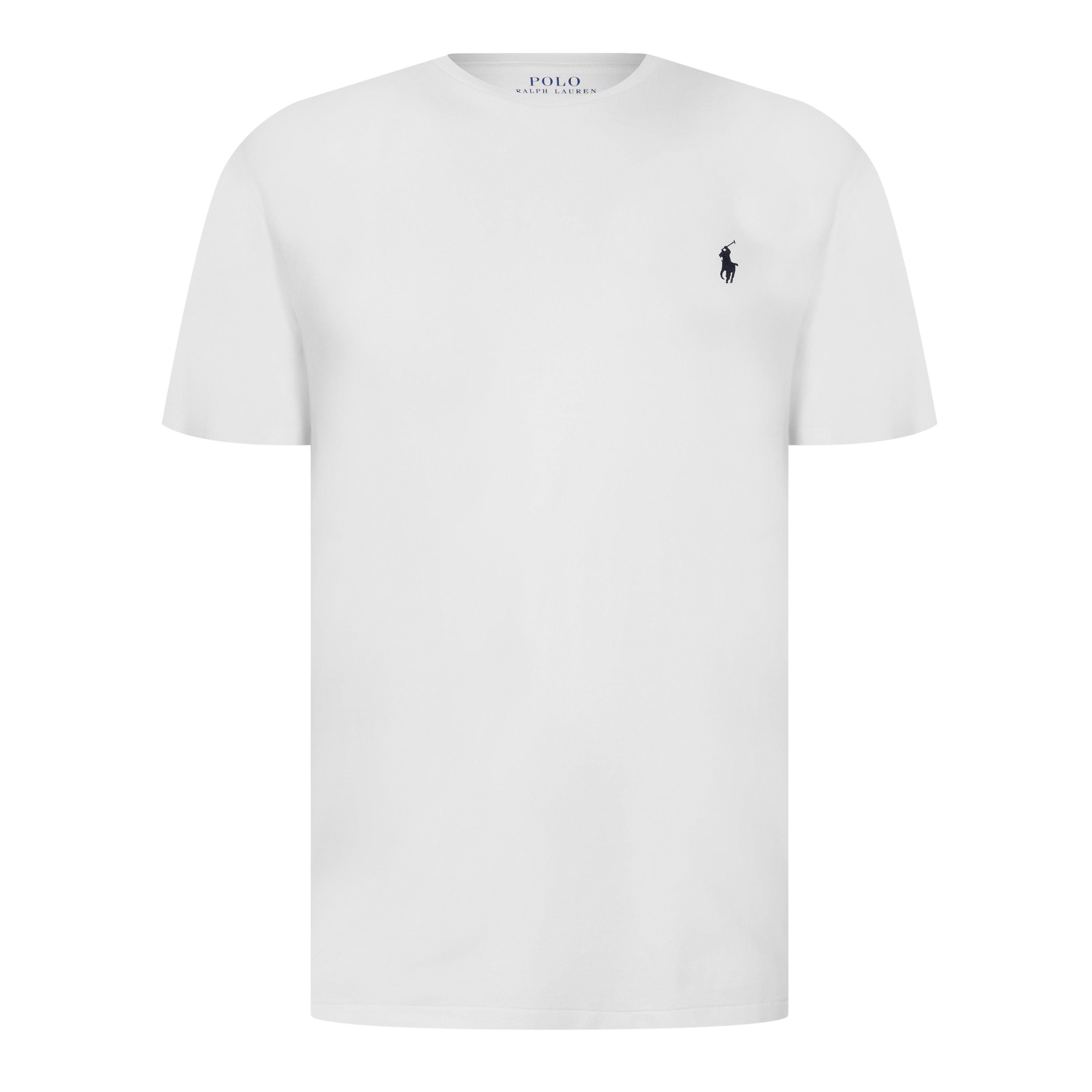 Polo Ralph Lauren Men's White Regular Fit Custom T-Shirt - 2XL