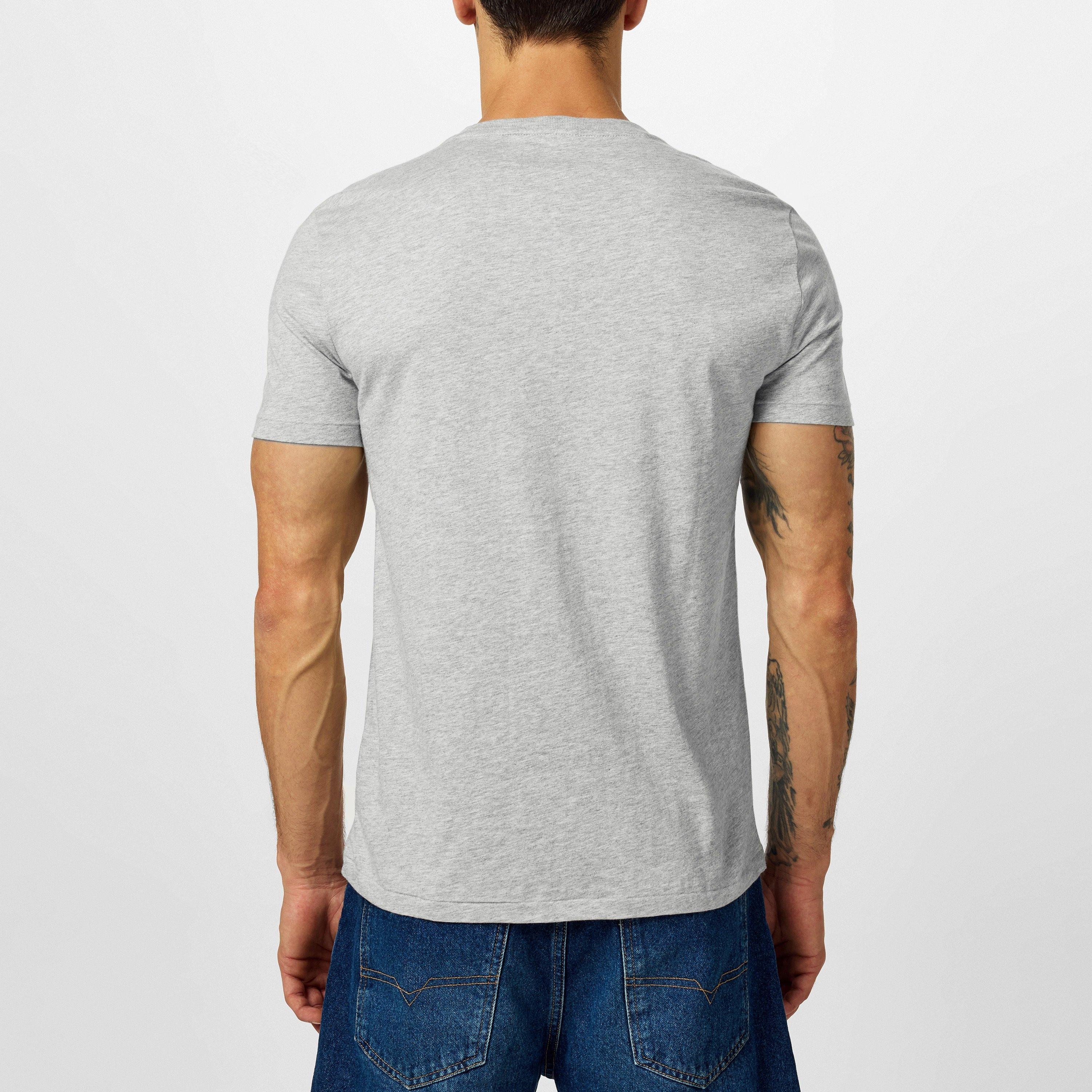 Grey Heather - Polo Ralph Lauren - Men's Regular Fit Custom T-Shirt - 4