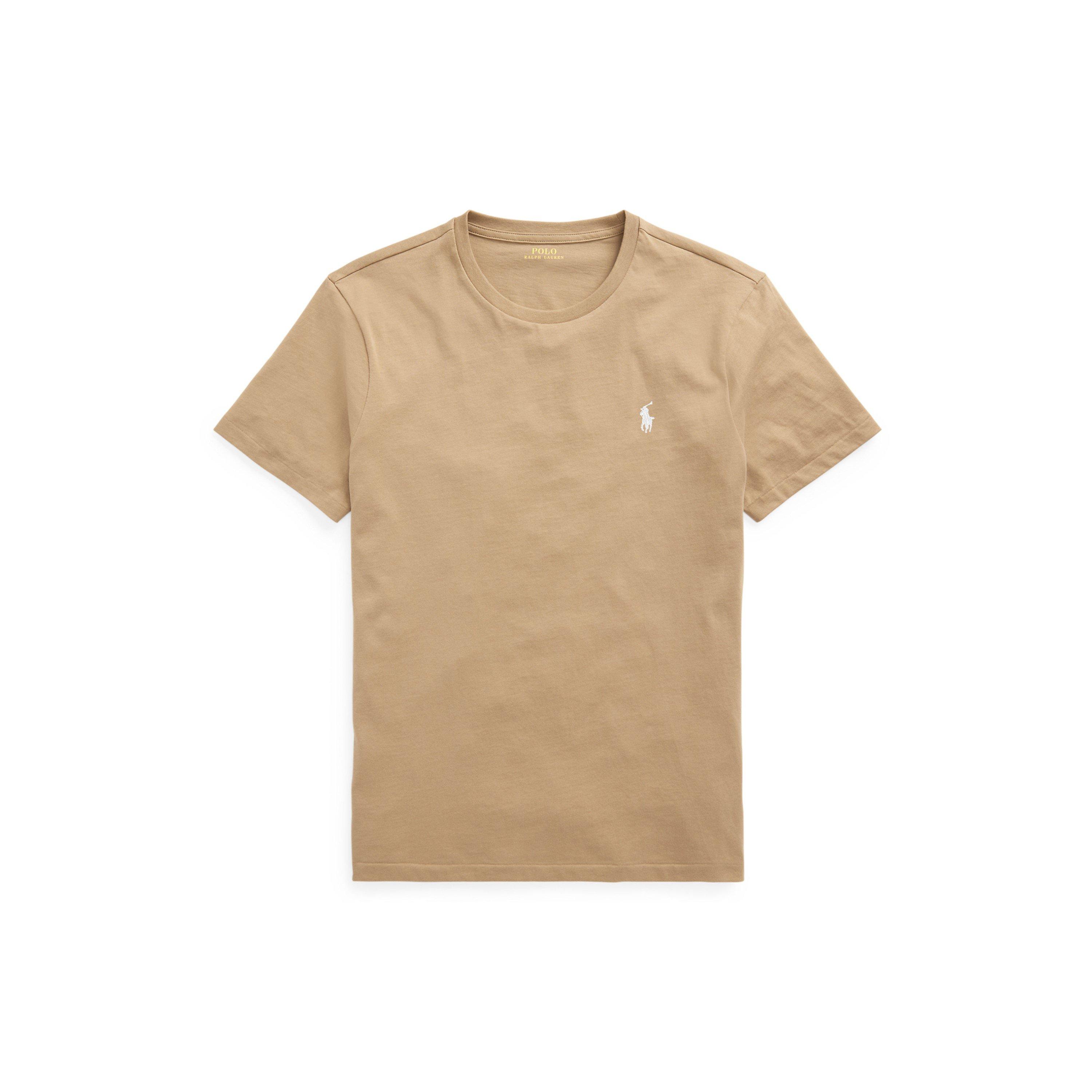 Polo Ralph Lauren Men's Café Tan Regular Fit Custom T-Shirt - S