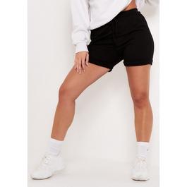 Missy Empire Cuffed Jersey Casual Shorts