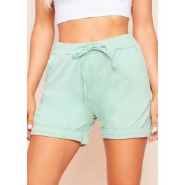 Missy Empire Cuffed Jersey Casual Shorts