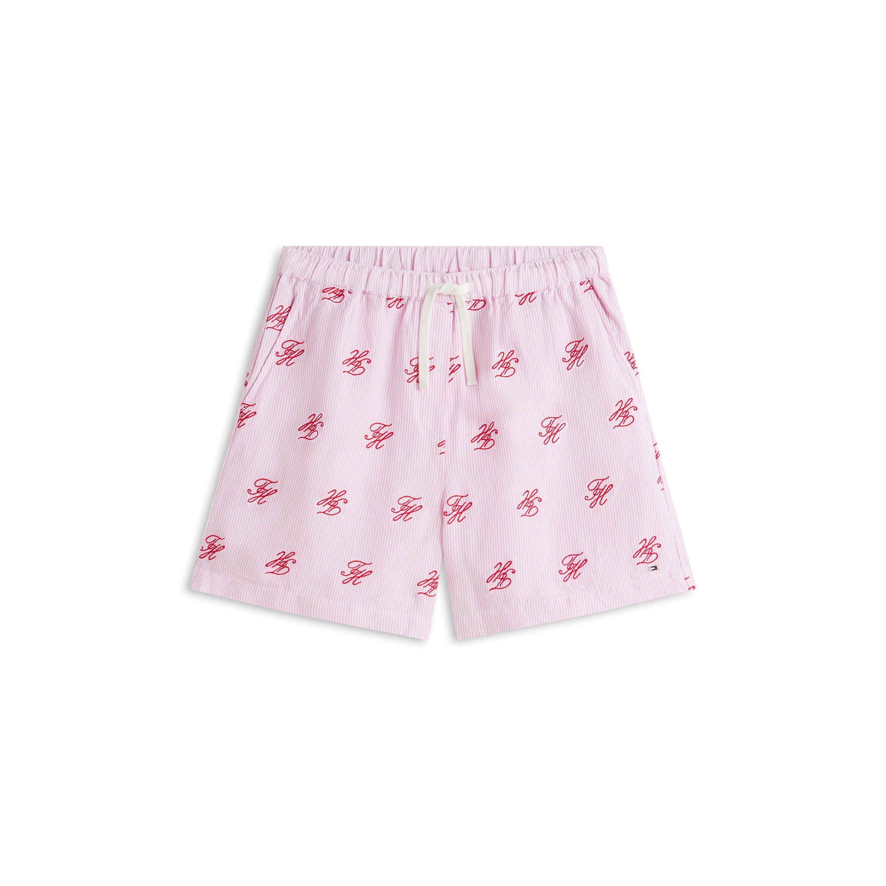 Tommy Hilfiger Women's Fleece Jogger Shorts - Rose Petal - 10 (S)