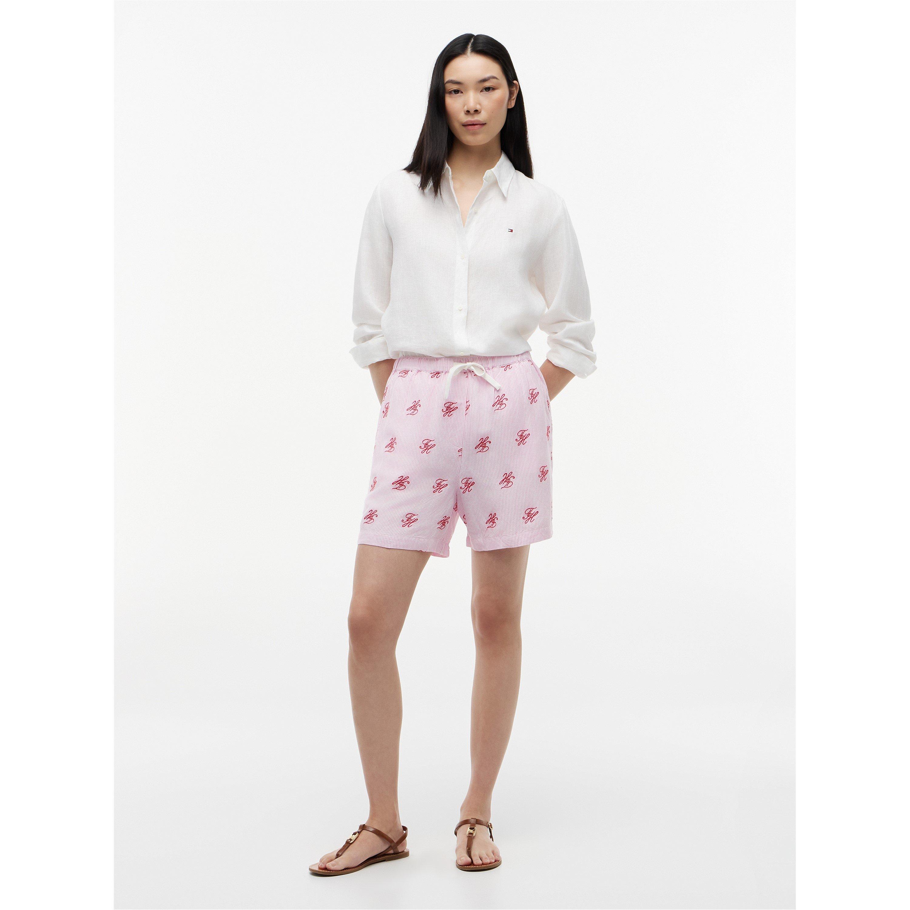 Rose Petal - Tommy Hilfiger - Tommy Linen AOP Sho Ld63 - 2