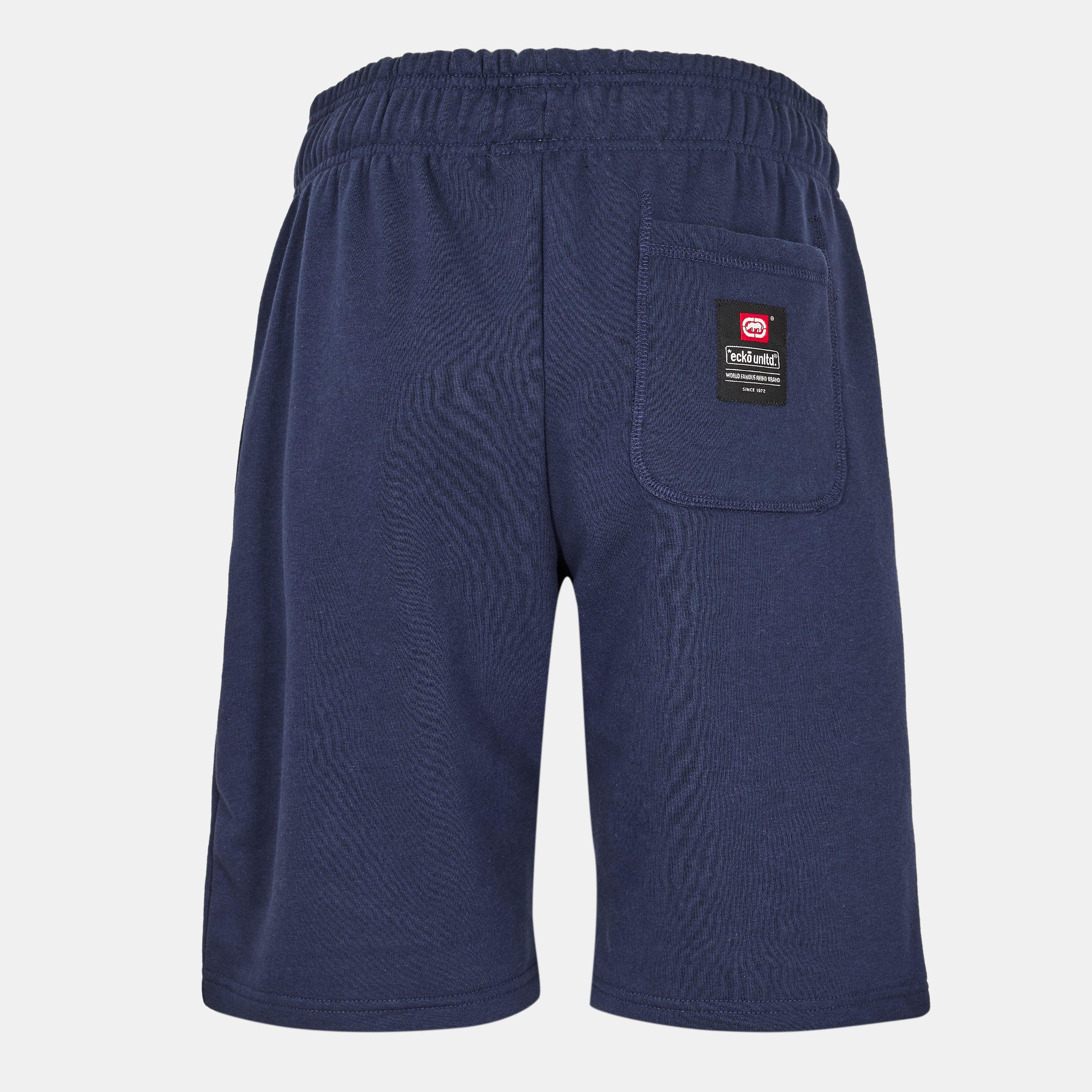 Navy - Ecko - Lusso Shorts Mens - 2