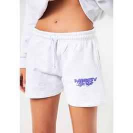 Missy Empire Lifestyle Puff Print Sweat Shorts