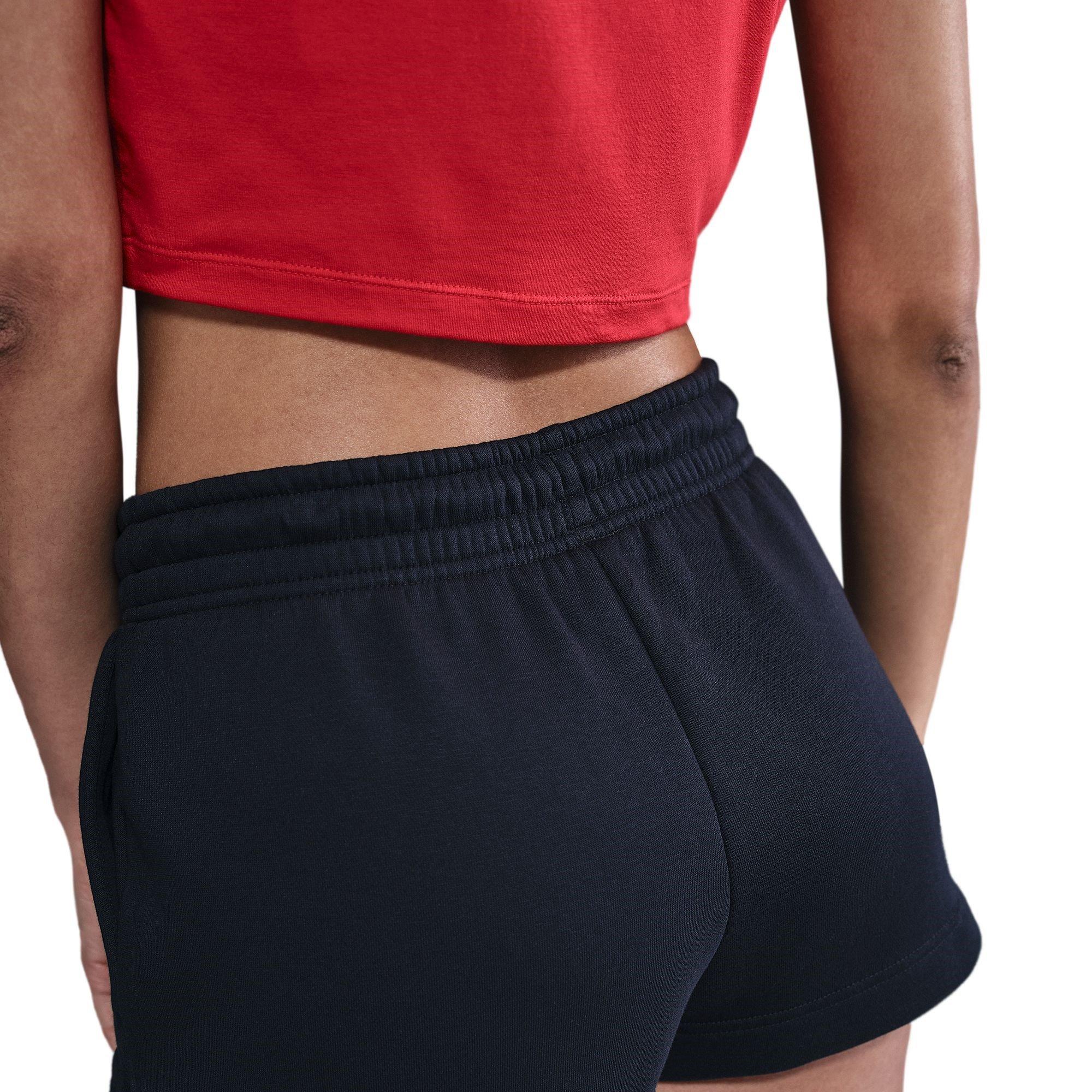 Crna - Nike - Sportswear Essential French Terry Shorts Womens - 2