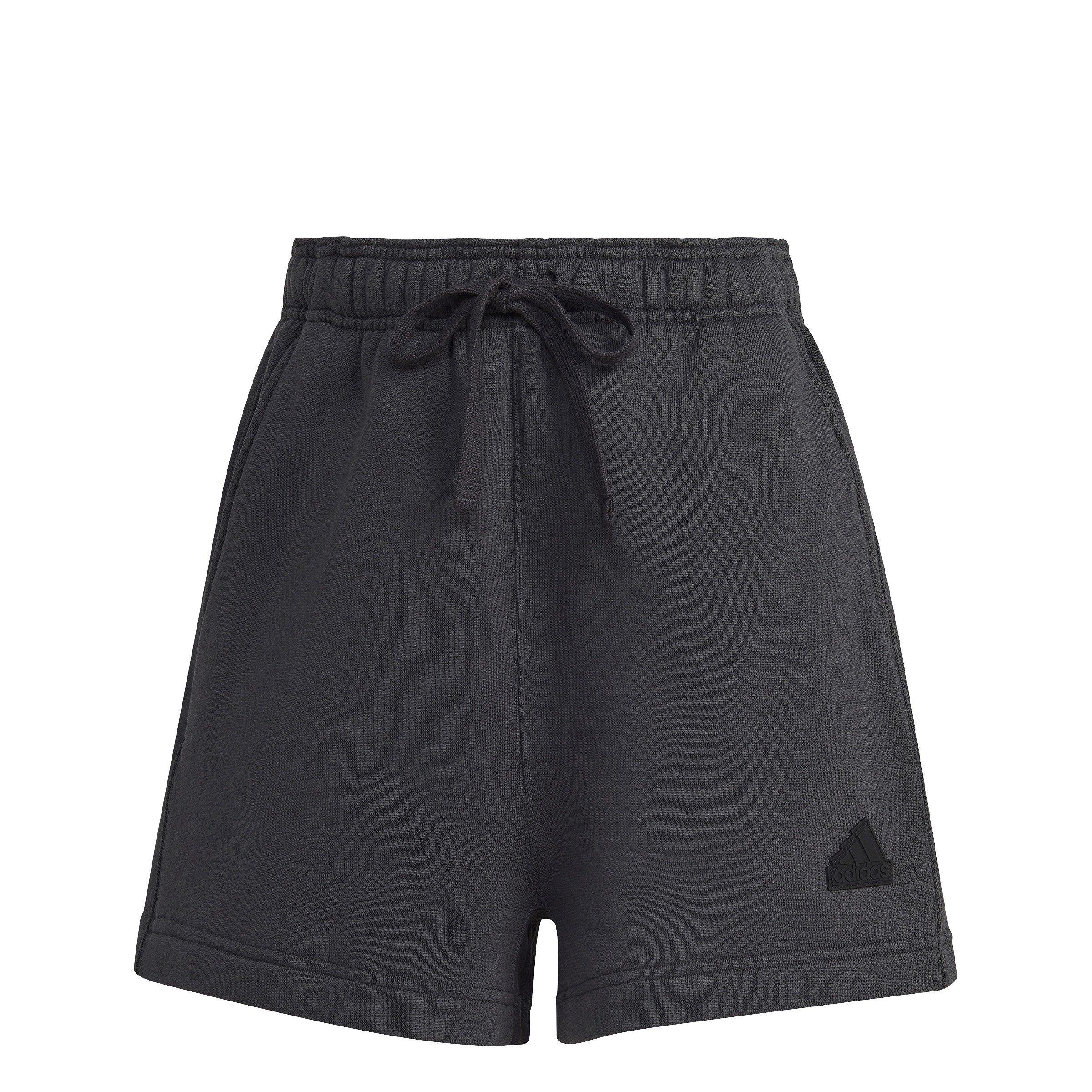 CARBON - adidas - Women's Fleece Jogger Shorts - 1