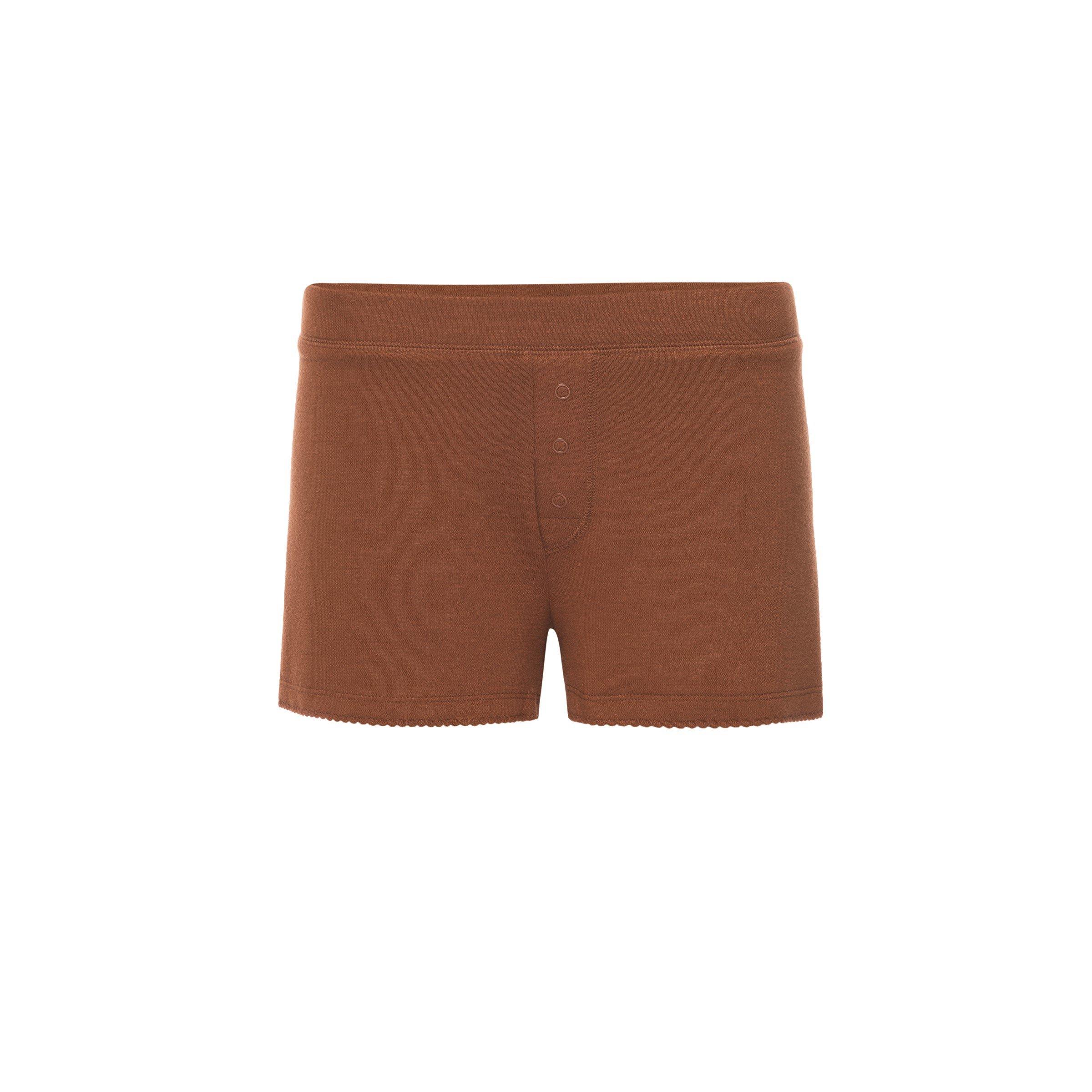 Pj Salvage Women's Ribbed Short - Bronze - 8 (XS)