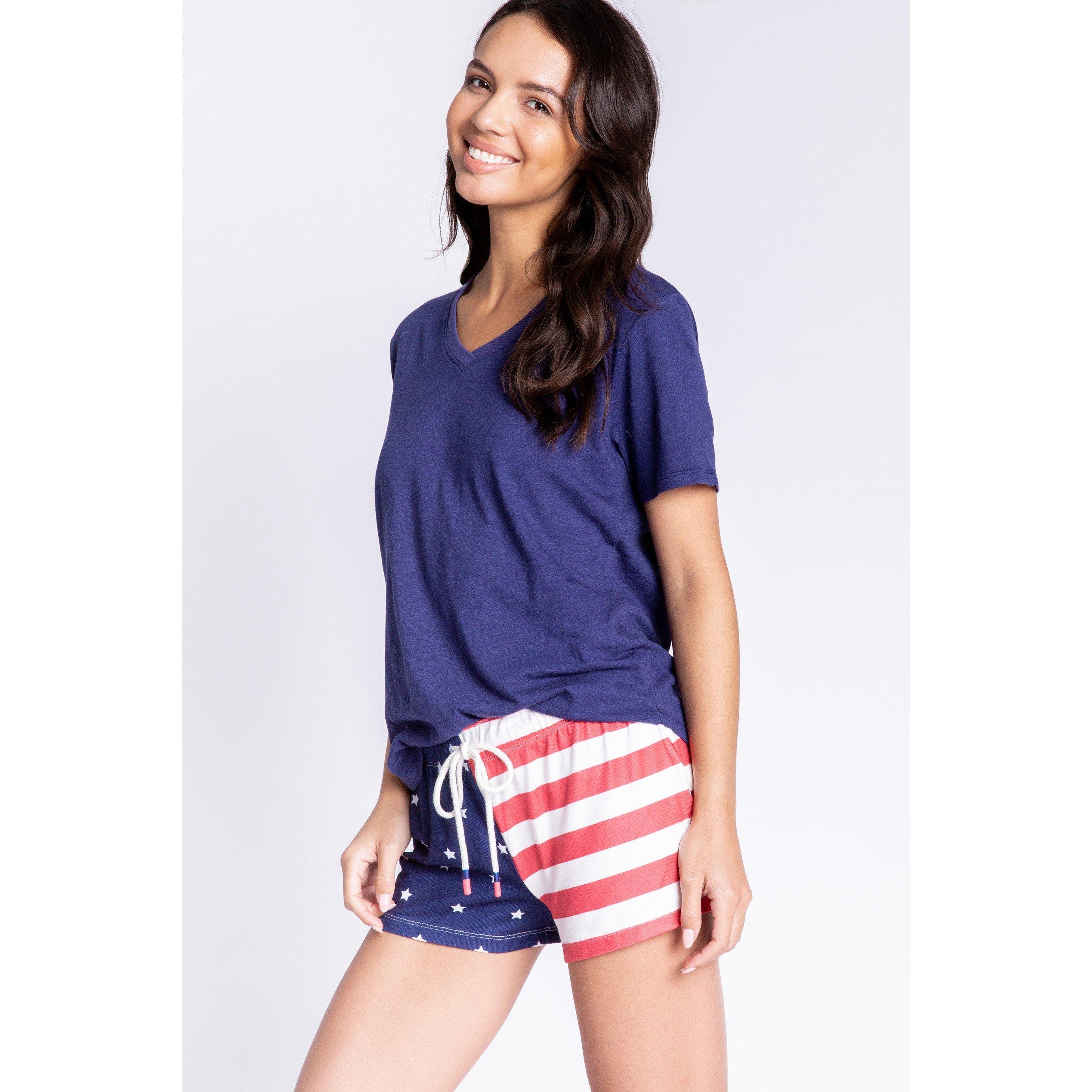 Multicolore - PJ Salvage - Salvage Rad White & Blue Short - 4