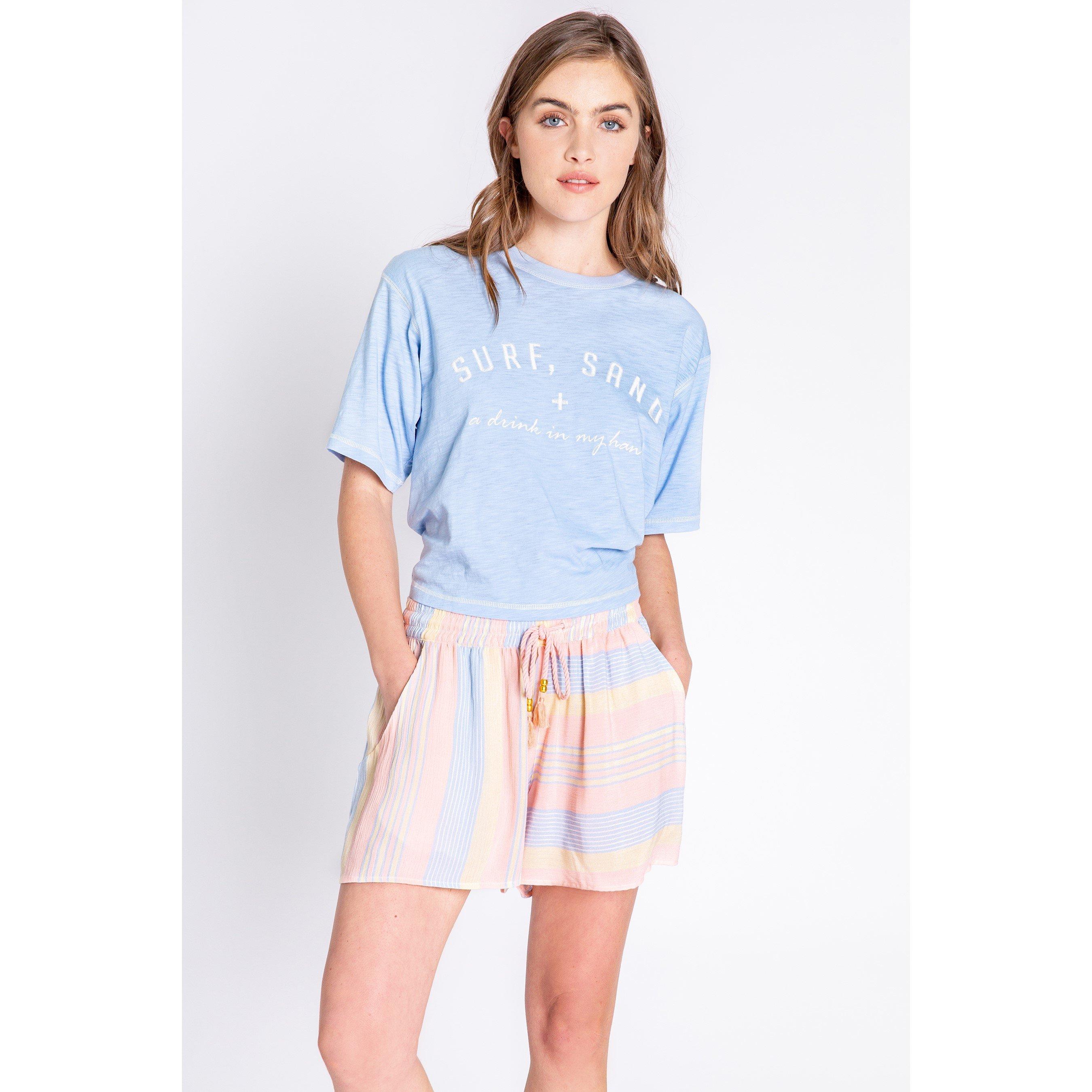 Pj Salvage Women's Fleece Jogger Shorts - colour - 8 (XS)