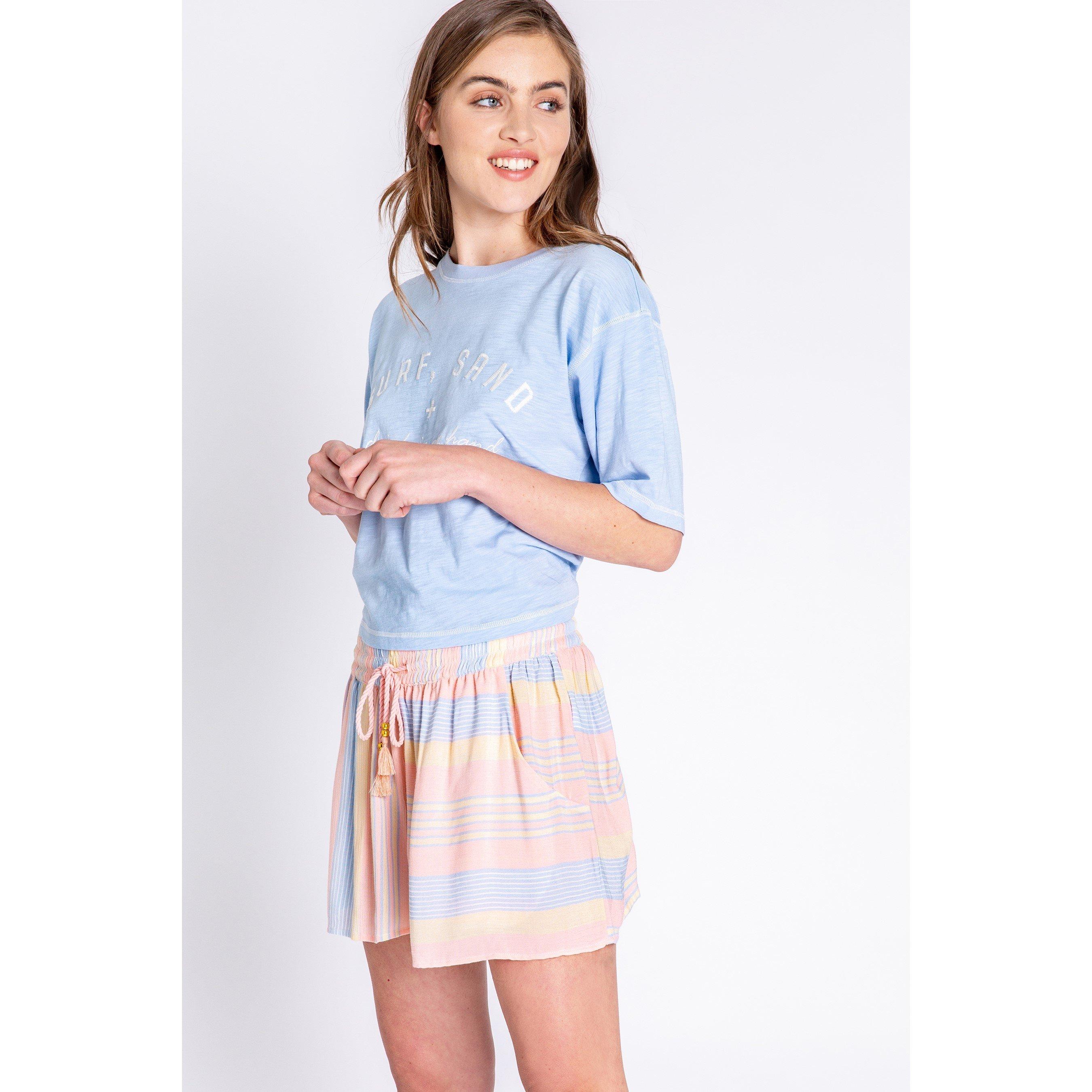 Multicolor - PJ Salvage - Fleece Jogger Shorts - 3