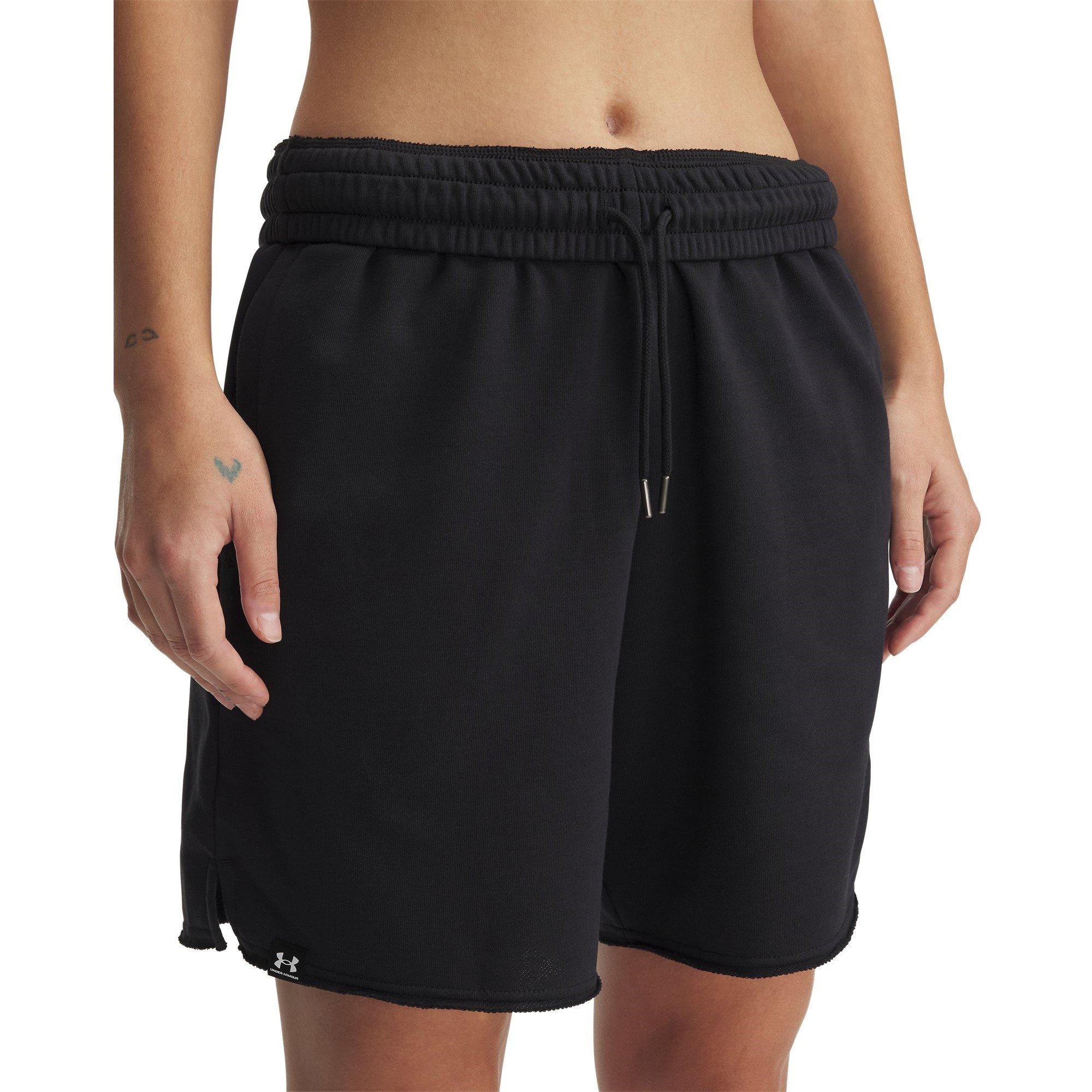 Black - Under Armour - Fleece Jogger Shorts - 3