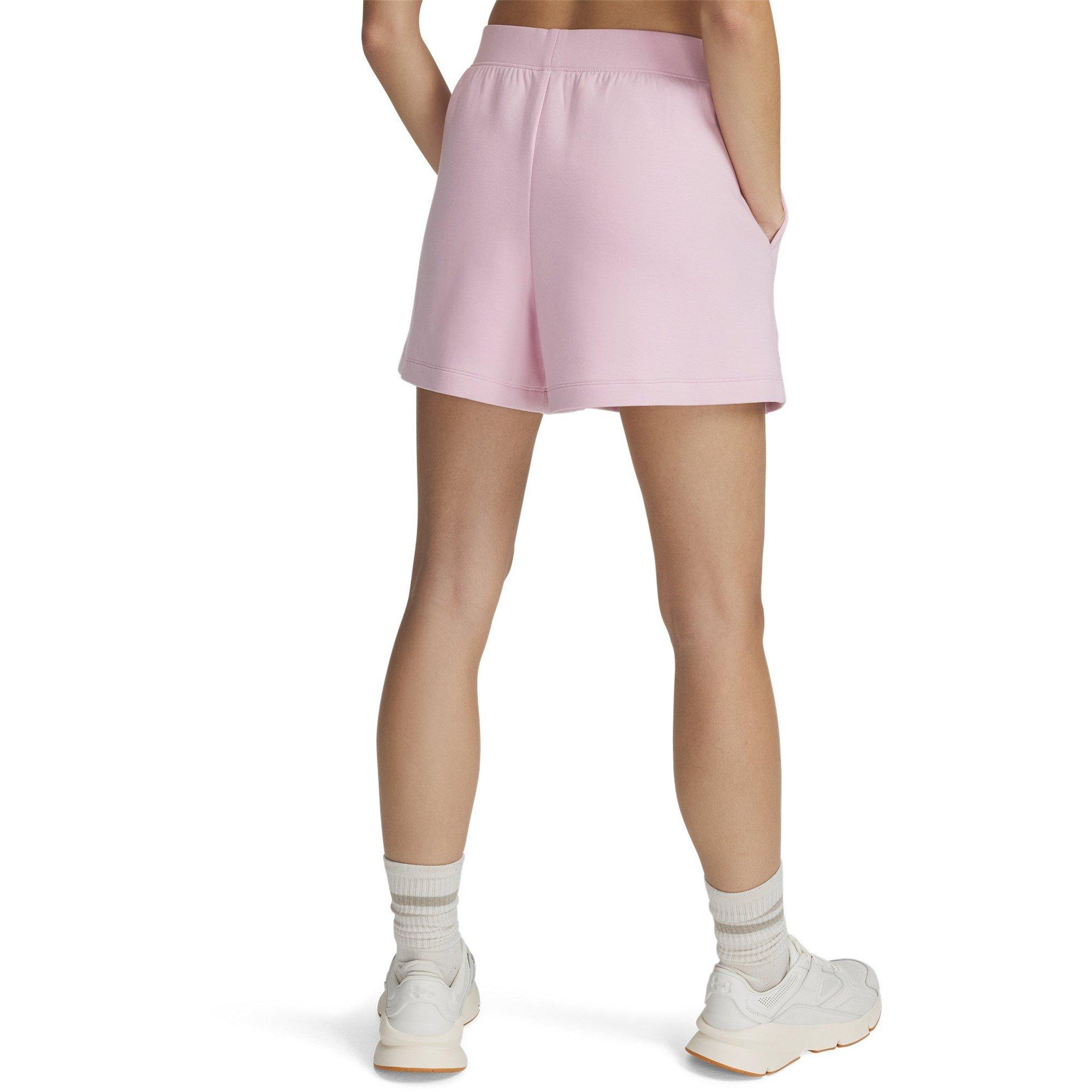 Lyserød - Under Armour - Women's Fleece Jogger Shorts - 2