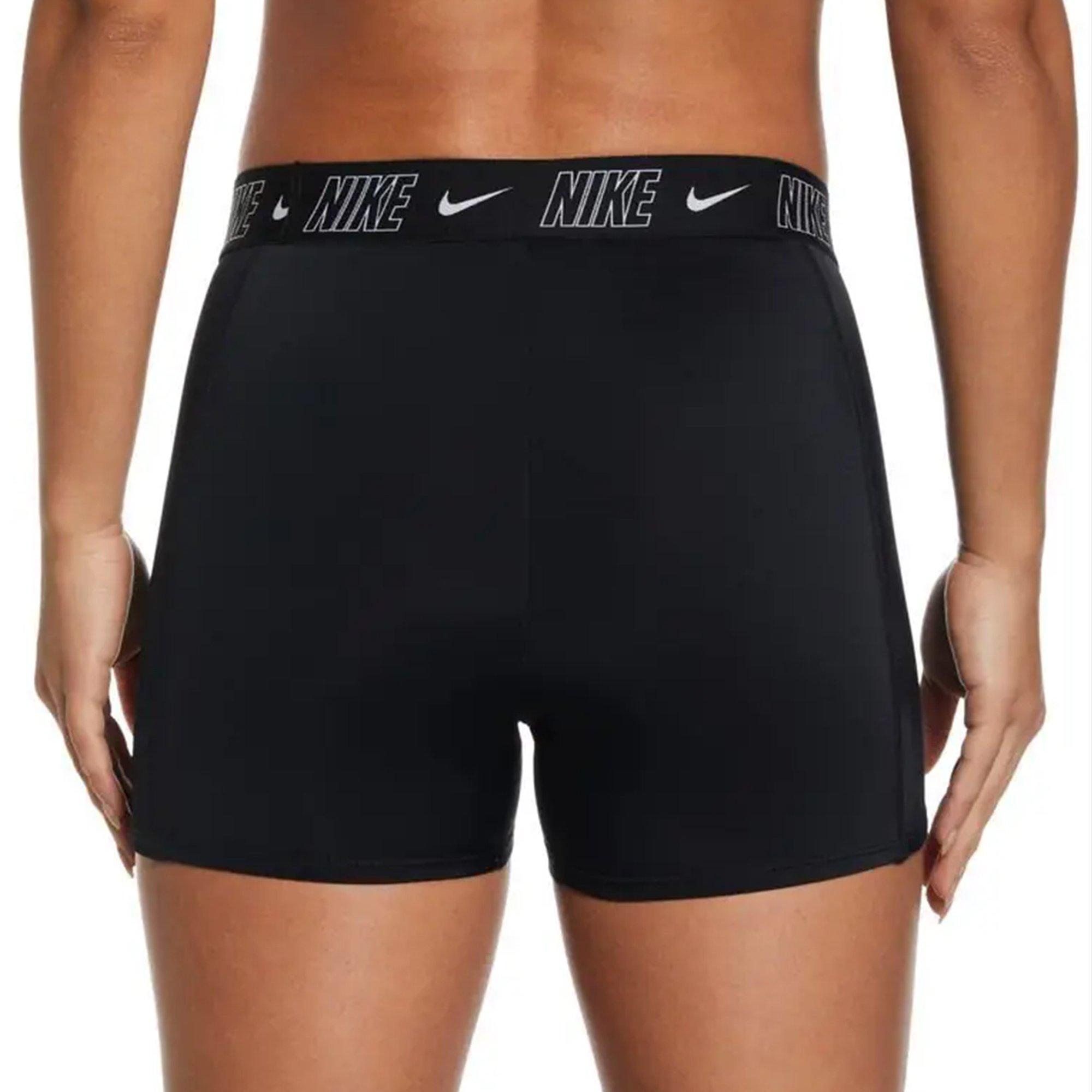 Black - Nike - Nike Fusion Logo Tape Womens Kickshort - 2
