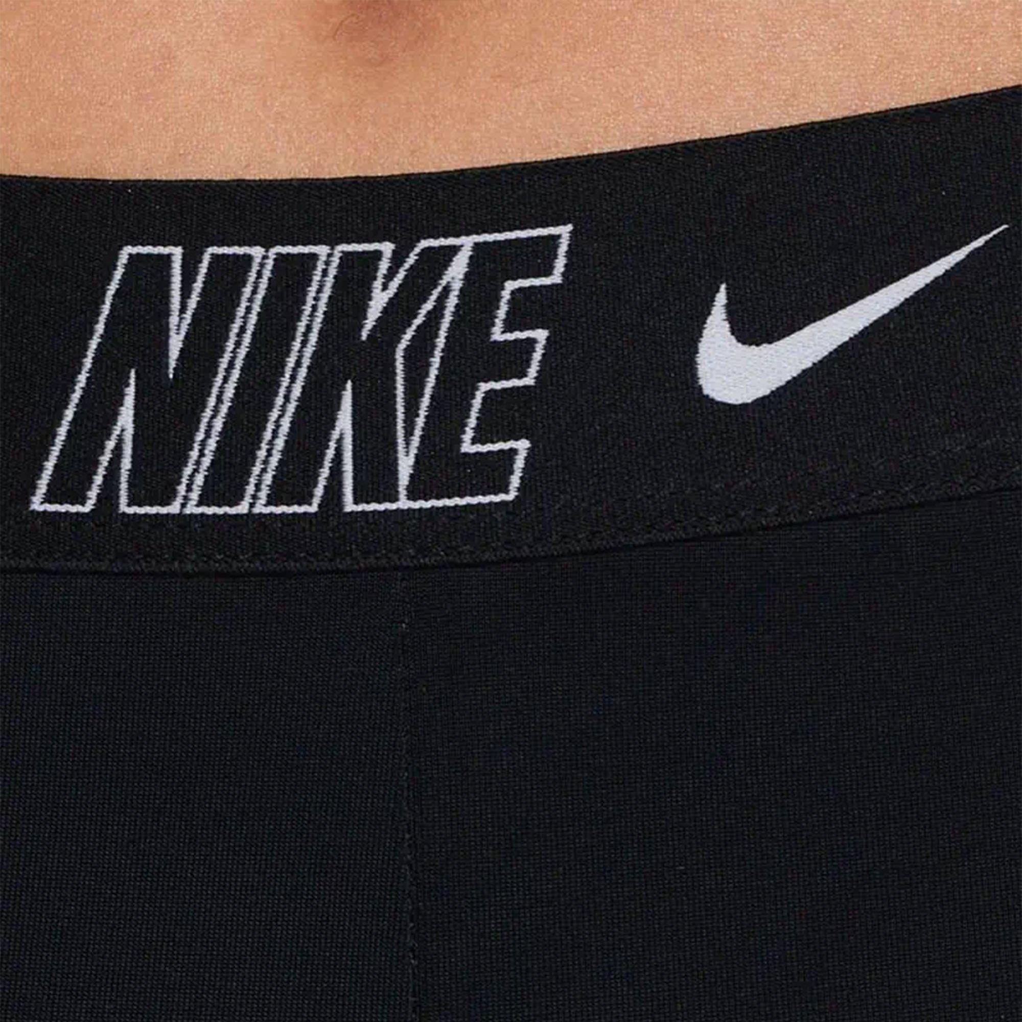 Black - Nike - Nike Fusion Logo Tape Womens Kickshort - 3