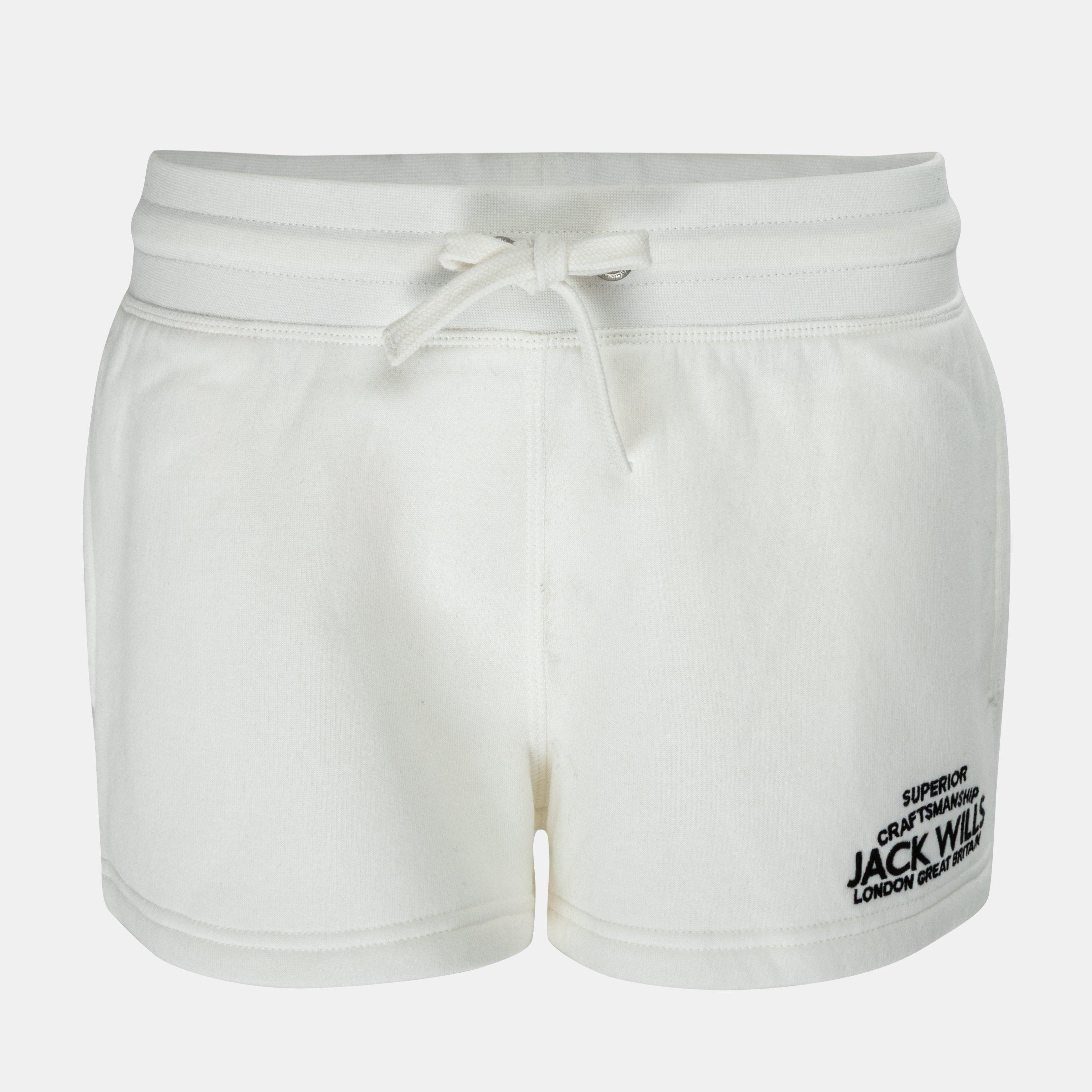 Jack Wills Women's Bea Sweatshorts - Vintage White - 4 (3XS)