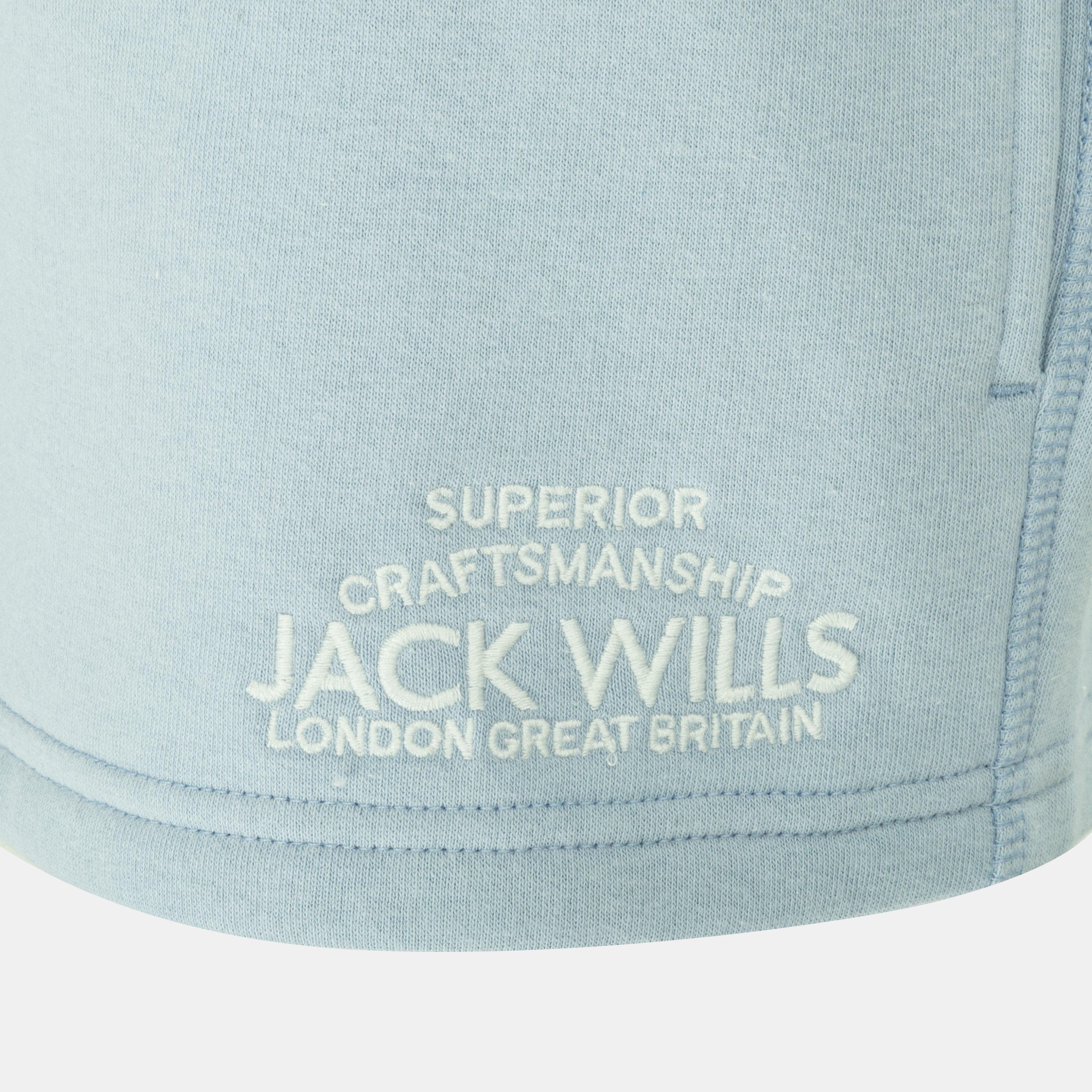 Jack Wills Women's Bea Sweatshorts - Soft Blue - 12 (M)