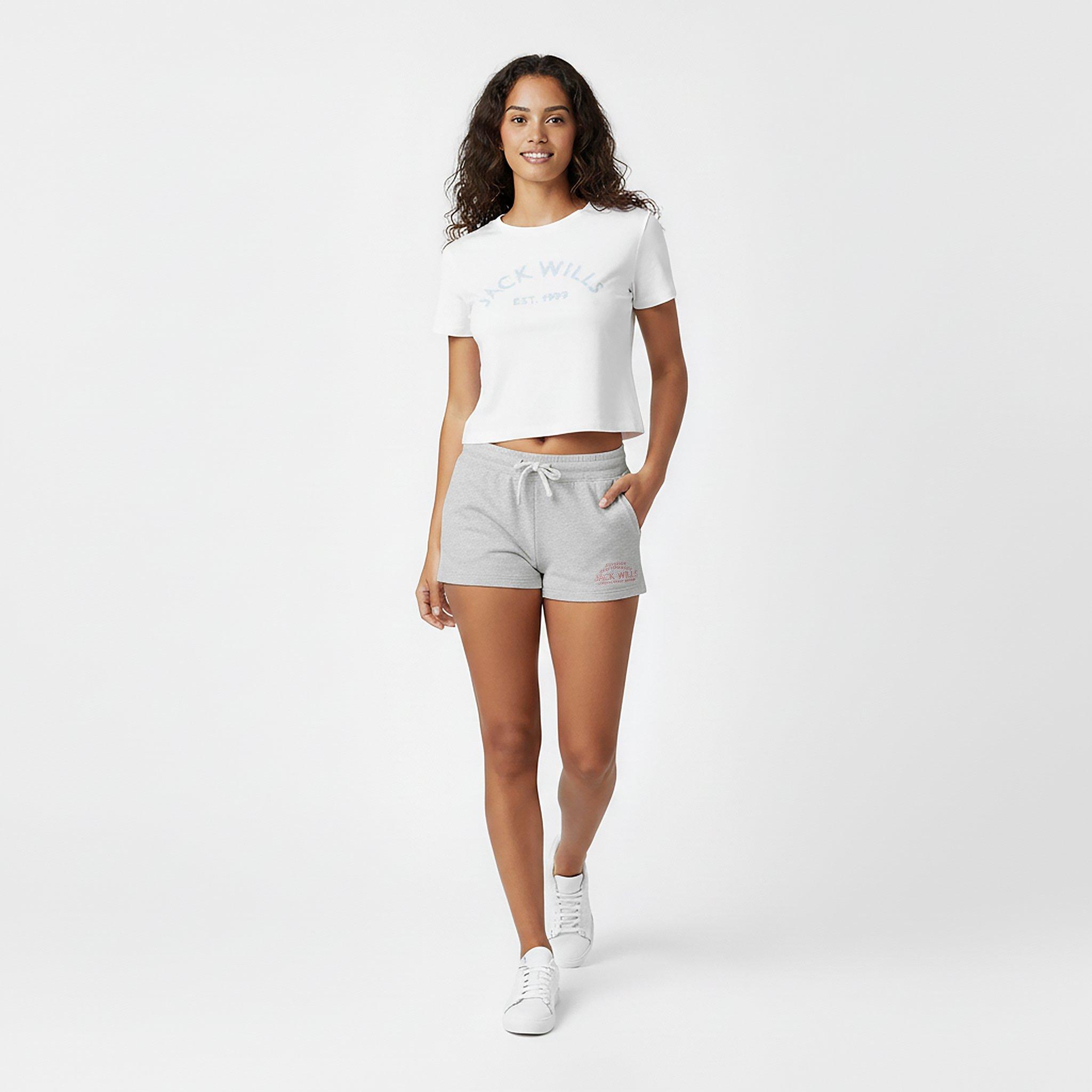 Grey Marl - Jack Wills - Bea Sweatshorts - 6
