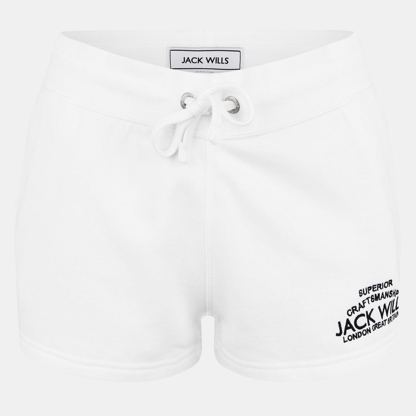 Jack Wills Women's Bea Sweatshorts - Vintage White - 14 (L)