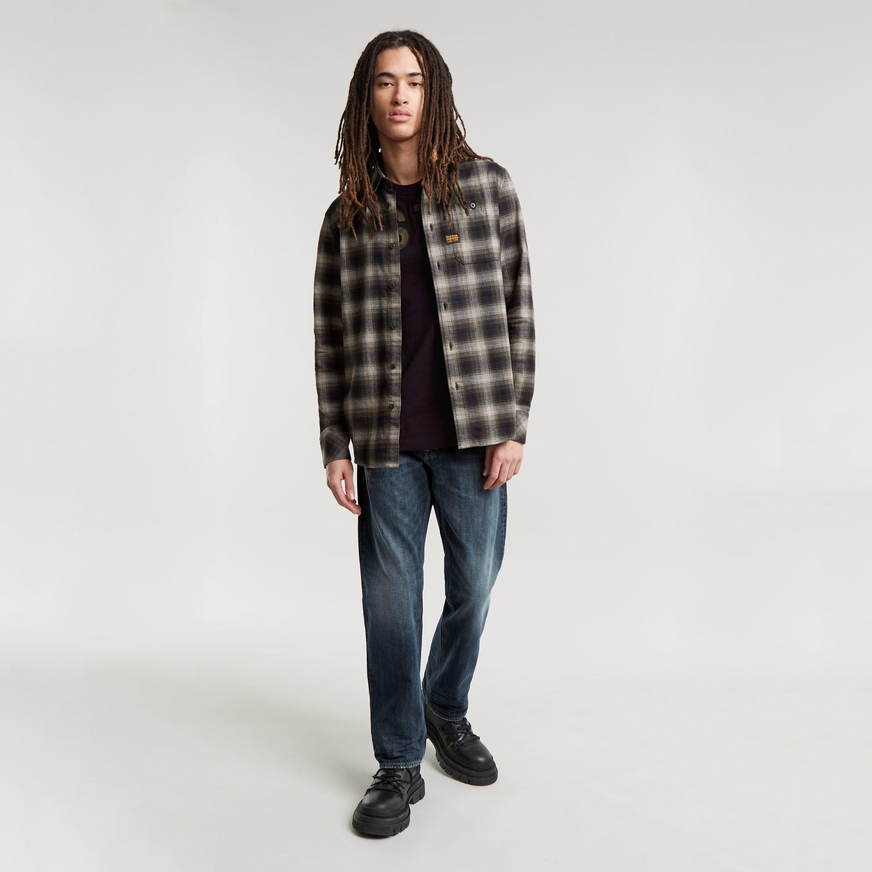 Moss Check - G Star - Men's Bristum Checked Long-Sleeve Patterned Shirt - 3