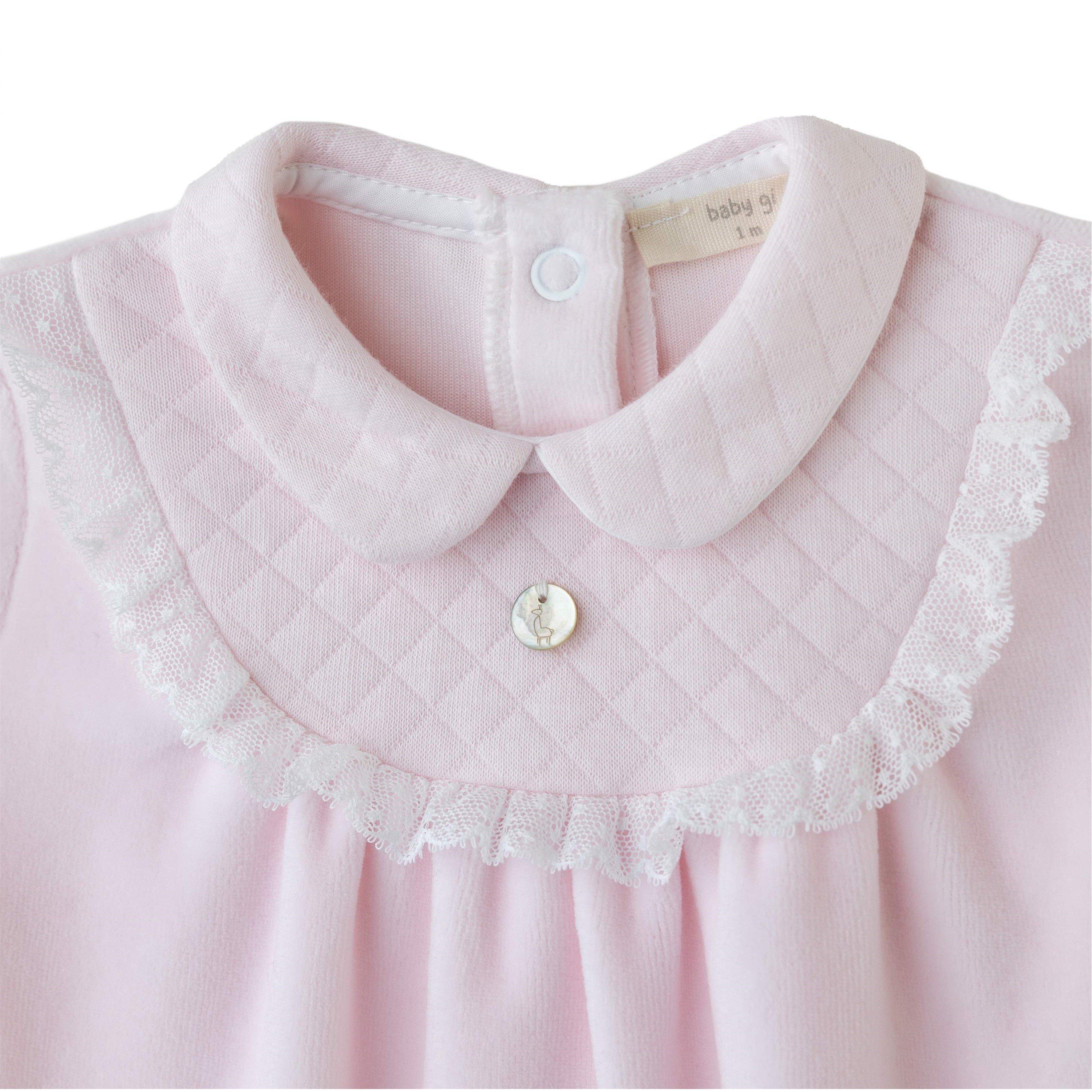 Pink L03 - Baby Gi - Kids' Frill Onesie - 2