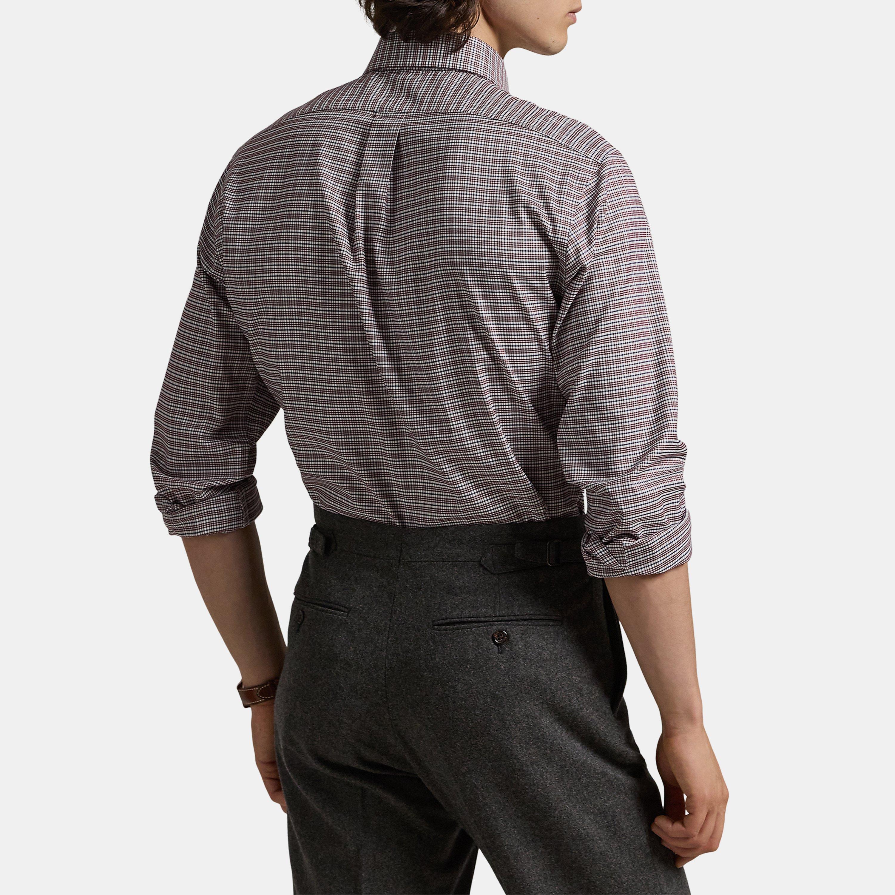 Wine Navy - Polo Ralph Lauren - Check Pony Shirt - 3