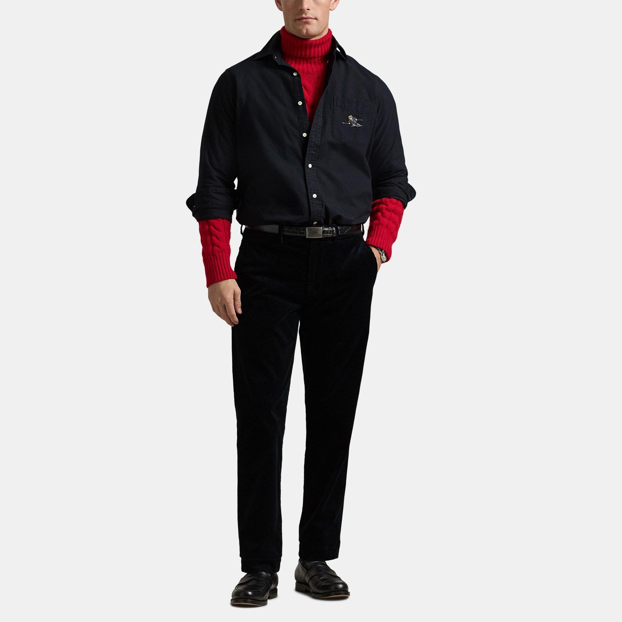 Polo Black - Polo Ralph Lauren - Brushed Polo Bear Oxford Shirt - 4