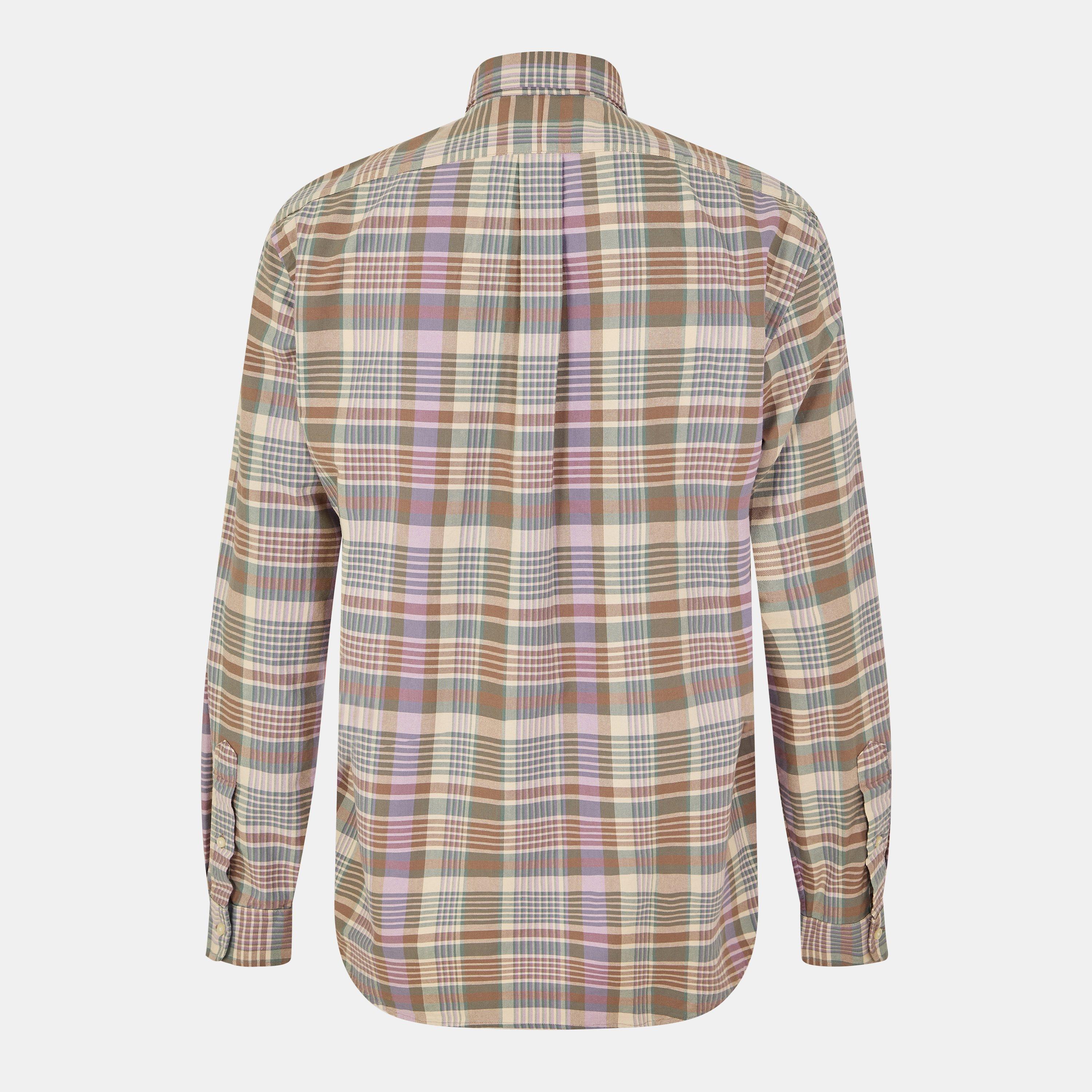 Khaki Green - Polo Ralph Lauren - Long Sleeve Check Shirt - 2