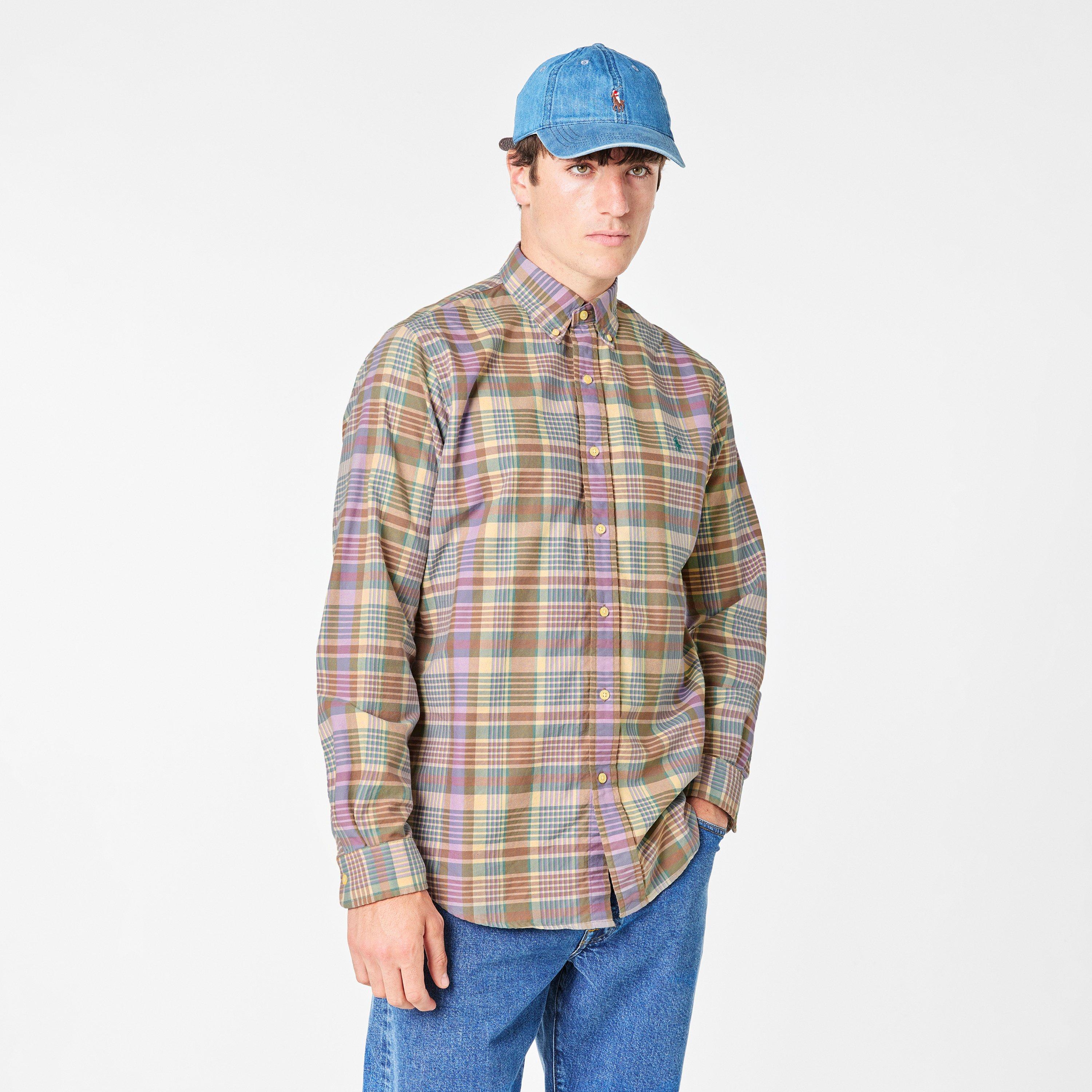 Khaki Green - Polo Ralph Lauren - Long Sleeve Check Shirt - 3