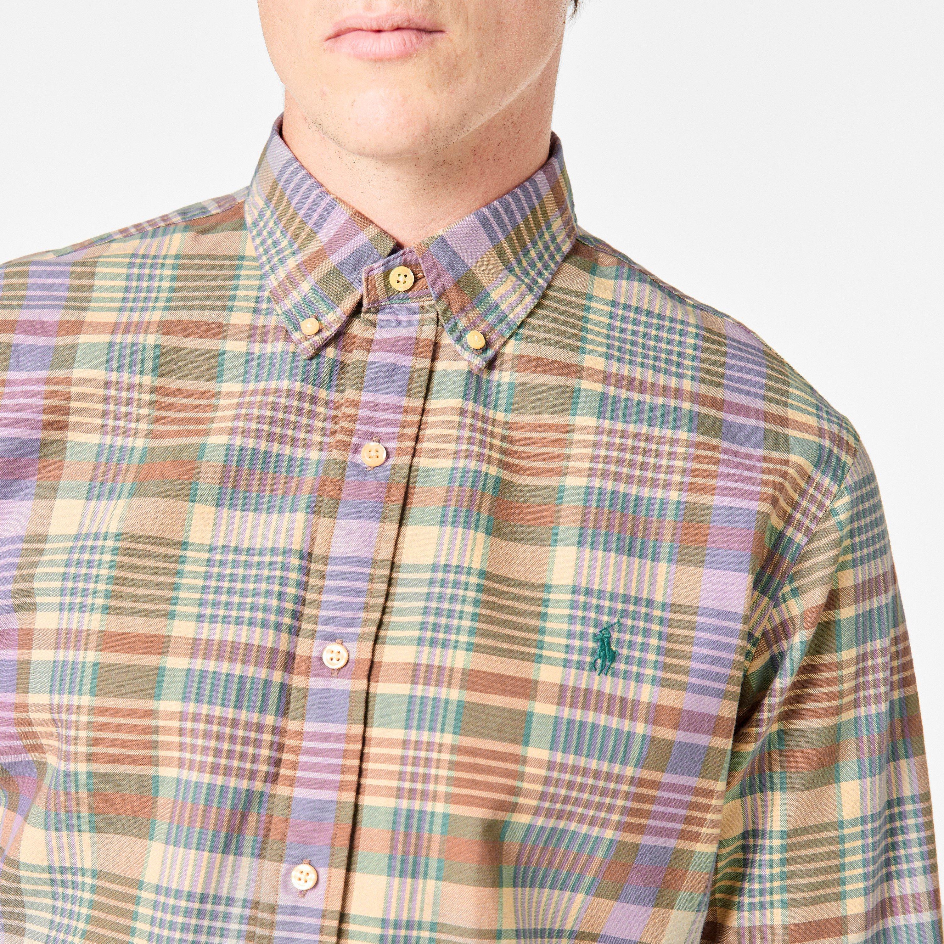 Khaki Green - Polo Ralph Lauren - Long Sleeve Check Shirt - 5