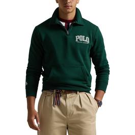 Polo Ralph Lauren Collegiate Logo Quarter Zip Fleece