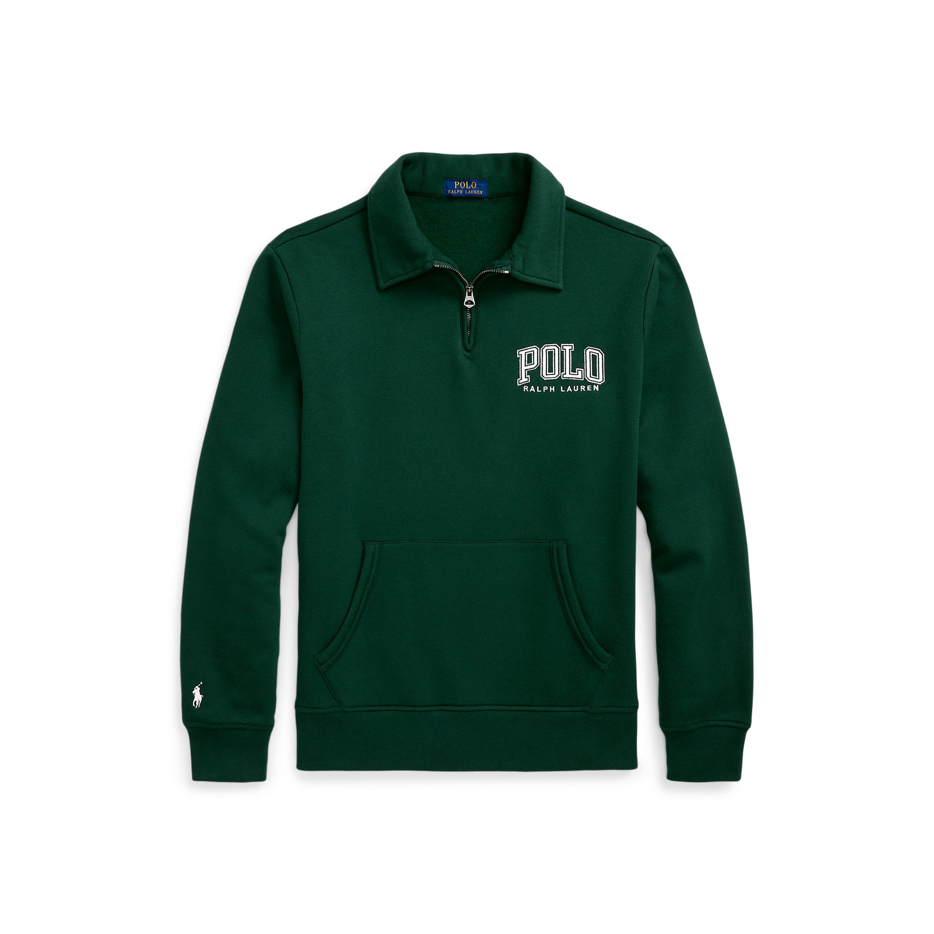 Polo Ralph Lauren | Collegiate Logo Quarter Zip Fleece | 1/4
